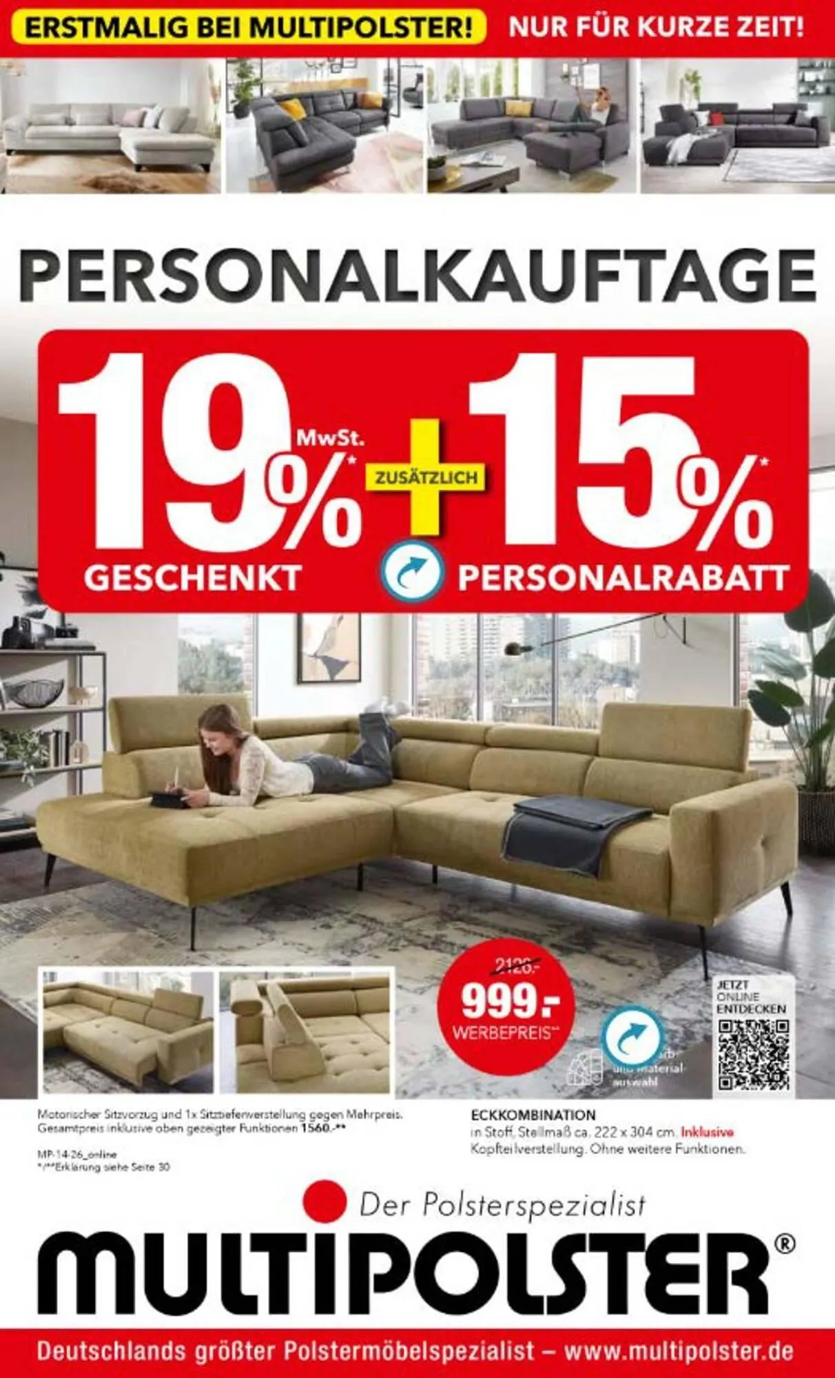 Multipolster Prospekt von 29. April bis 8. Mai 2026 - Prospekt seite 1