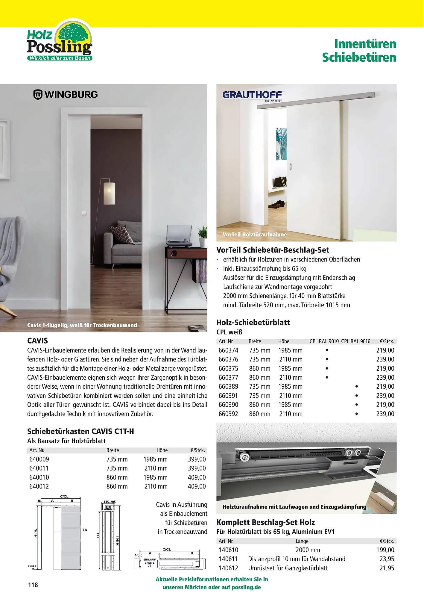 Holz Possling Prospekt von 1. April bis 31. Juli 2026 - Prospekt seite 118