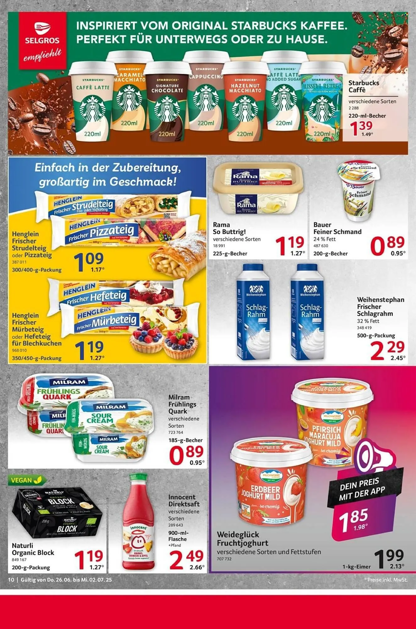 Selgros Prospekt von 26. Juni bis 2. Juli 2025 - Prospekt seite 10