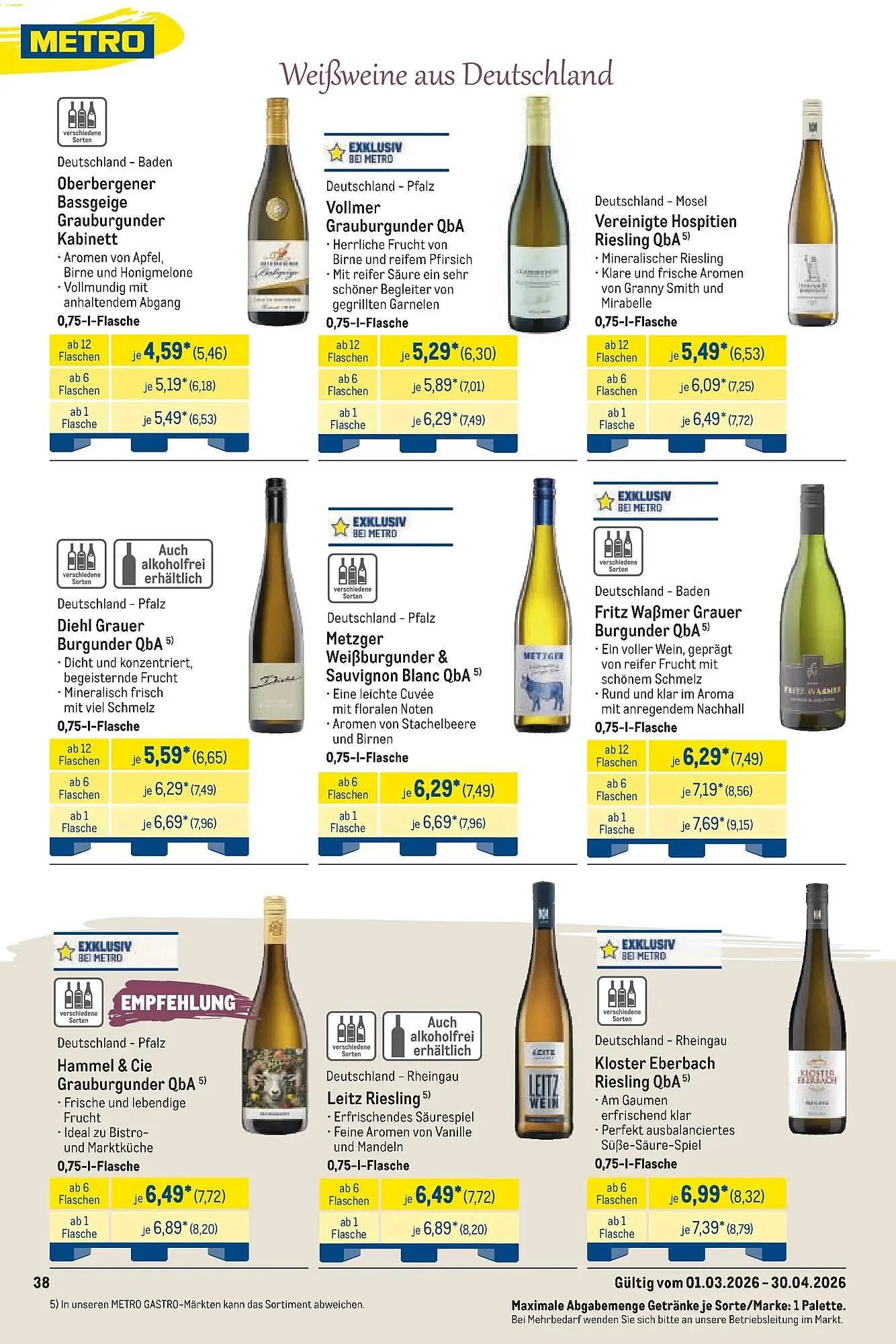 METRO Prospekt von 22. März bis 28. März 2026 - Prospekt seite 38