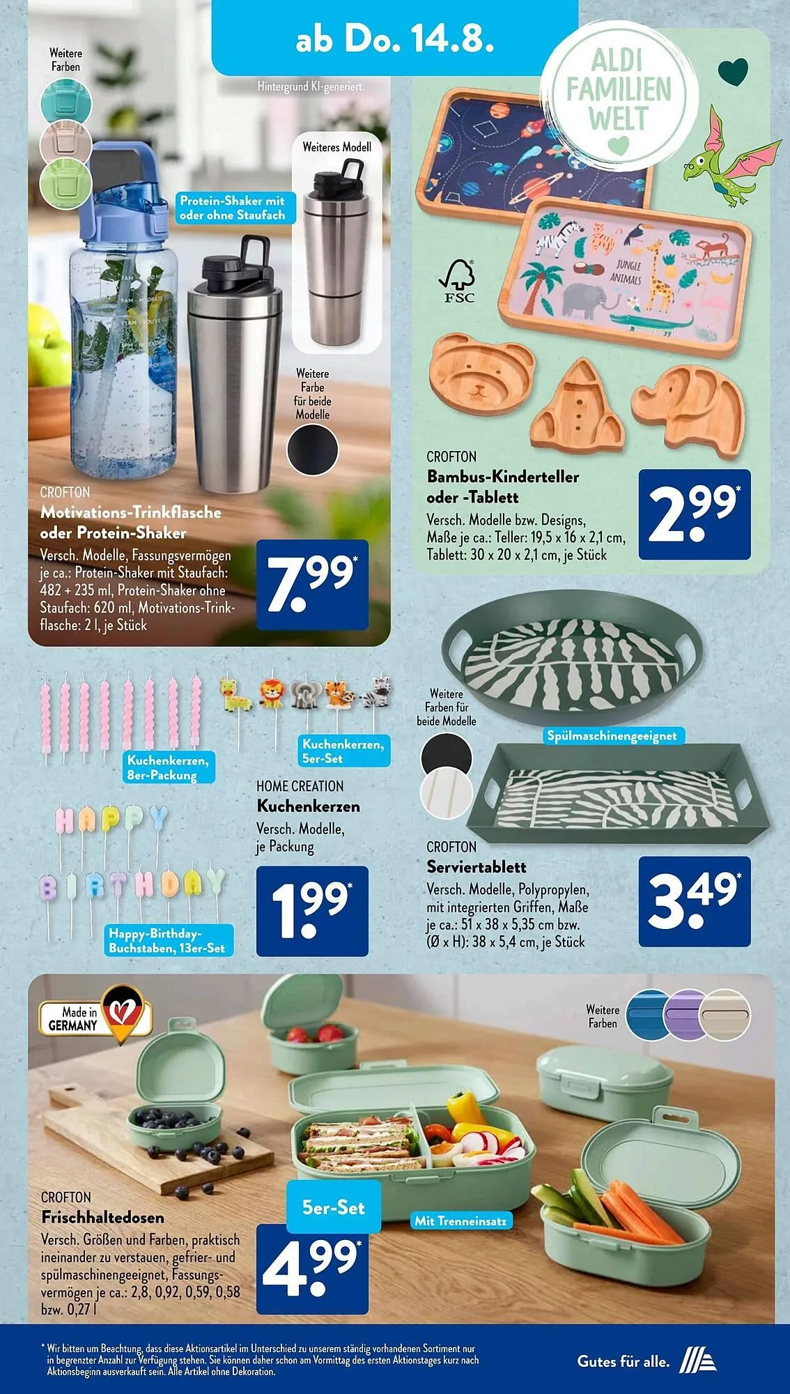 Aldi Süd Prospekt von 11. August bis 17. August 2025 - Prospekt seite 9