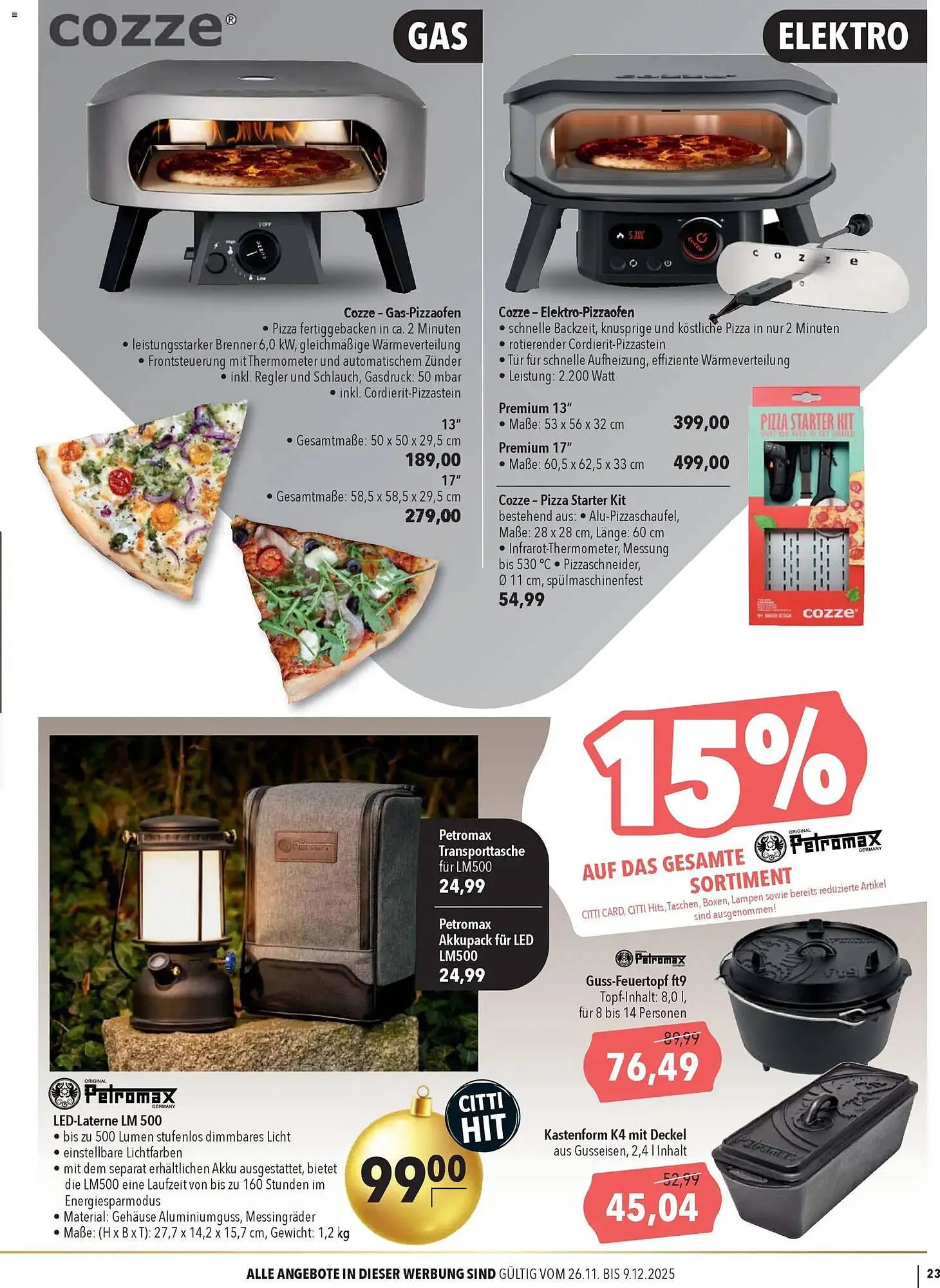 CITTI Markt Prospekt von 26. November bis 9. Dezember 2025 - Prospekt seite 23