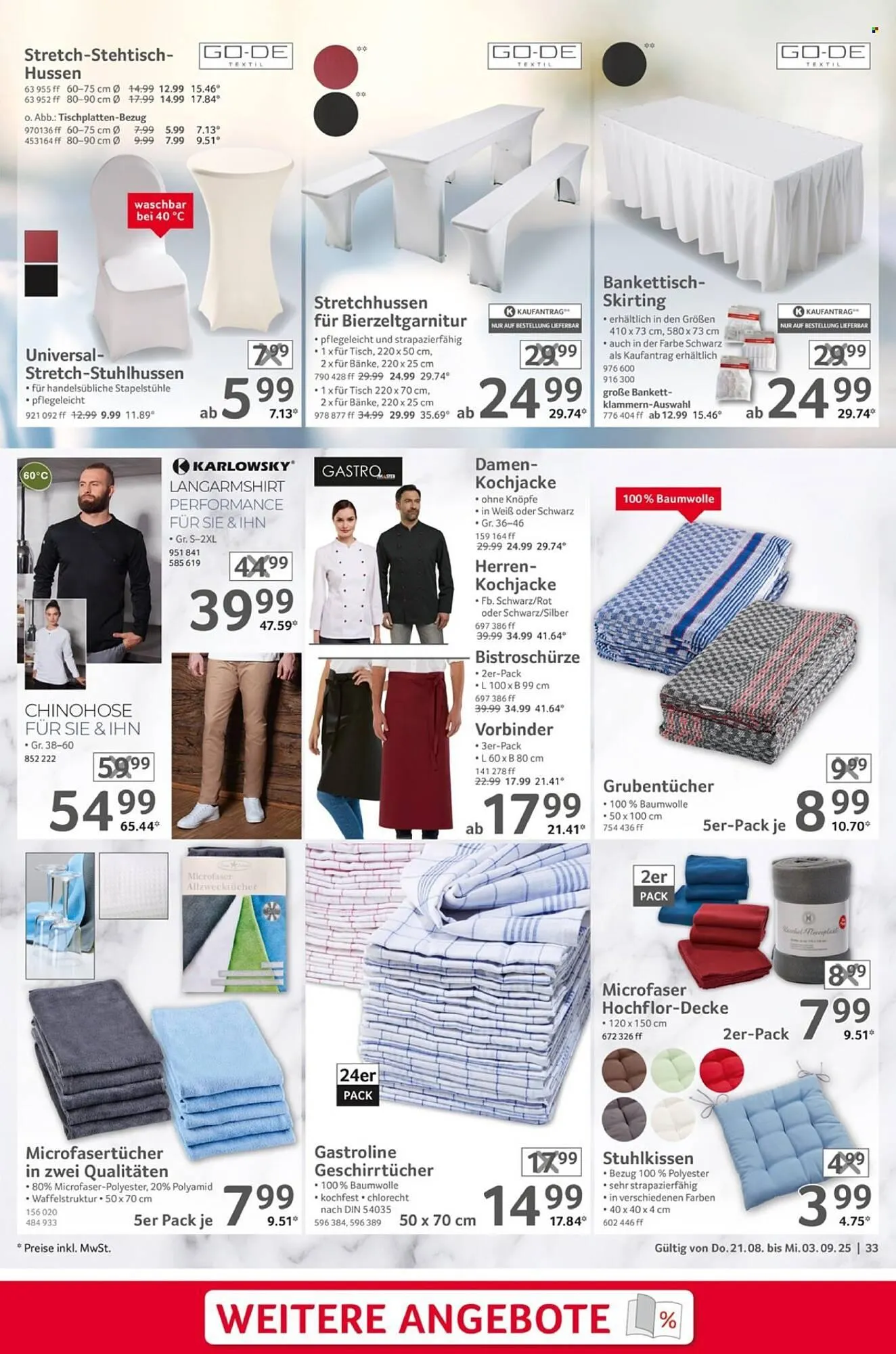 Selgros Prospekt von 21. August bis 3. September 2025 - Prospekt seite 33