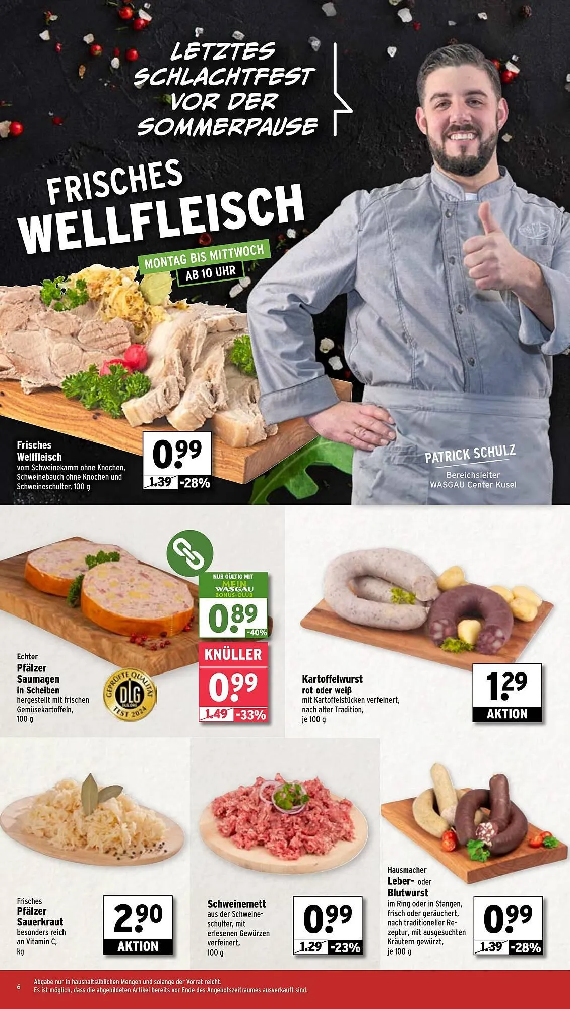 Wasgau Prospekt von 24. März bis 29. März 2025 - Prospekt seite 6