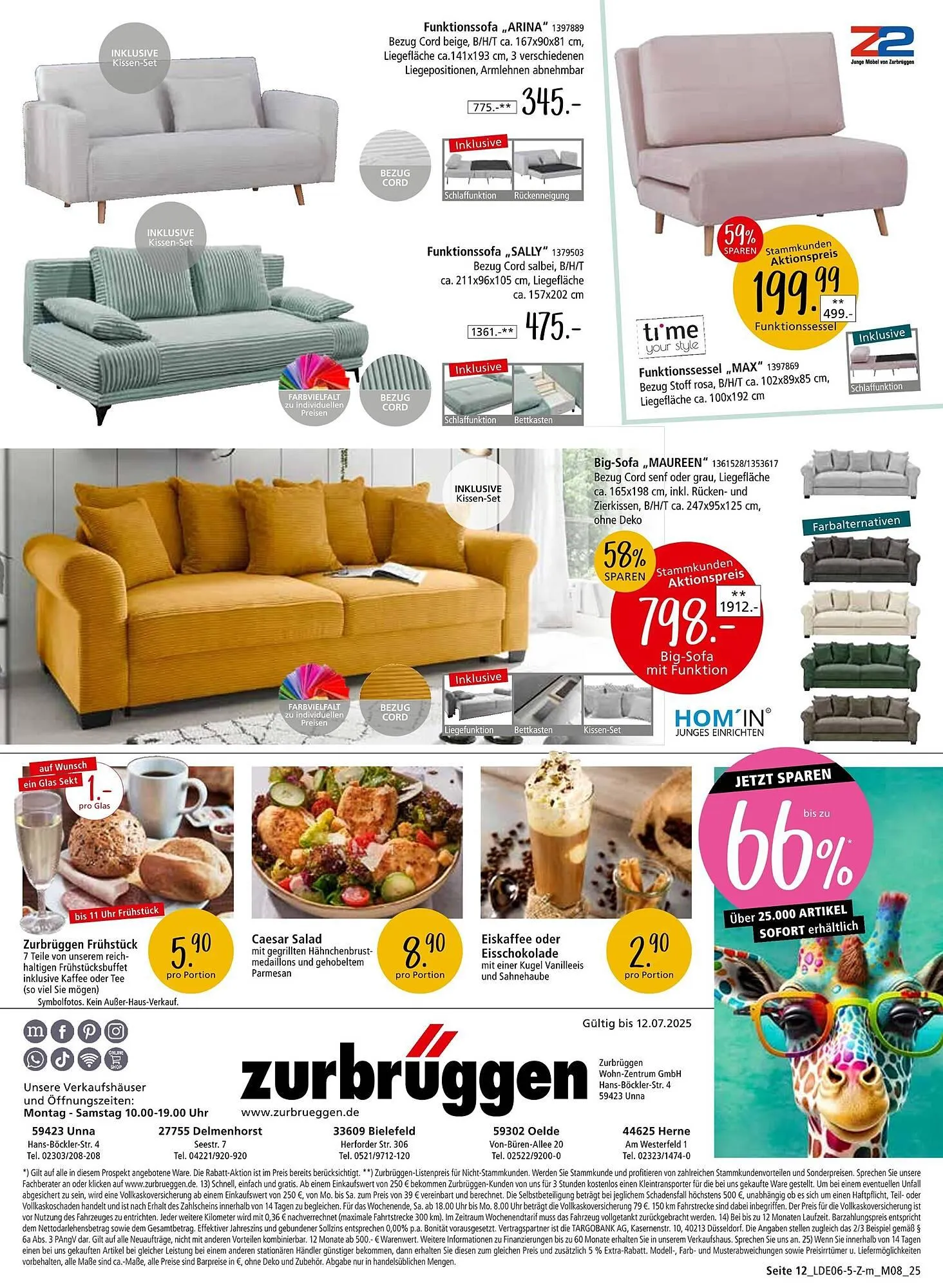 Zurbrüggen Prospekt von 15. Juni bis 12. Juli 2025 - Prospekt seite 44