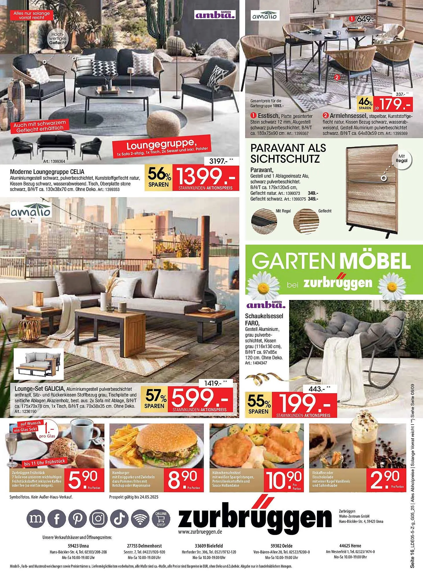 Zurbrüggen Prospekt von 9. Mai bis 24. Mai 2025 - Prospekt seite 36