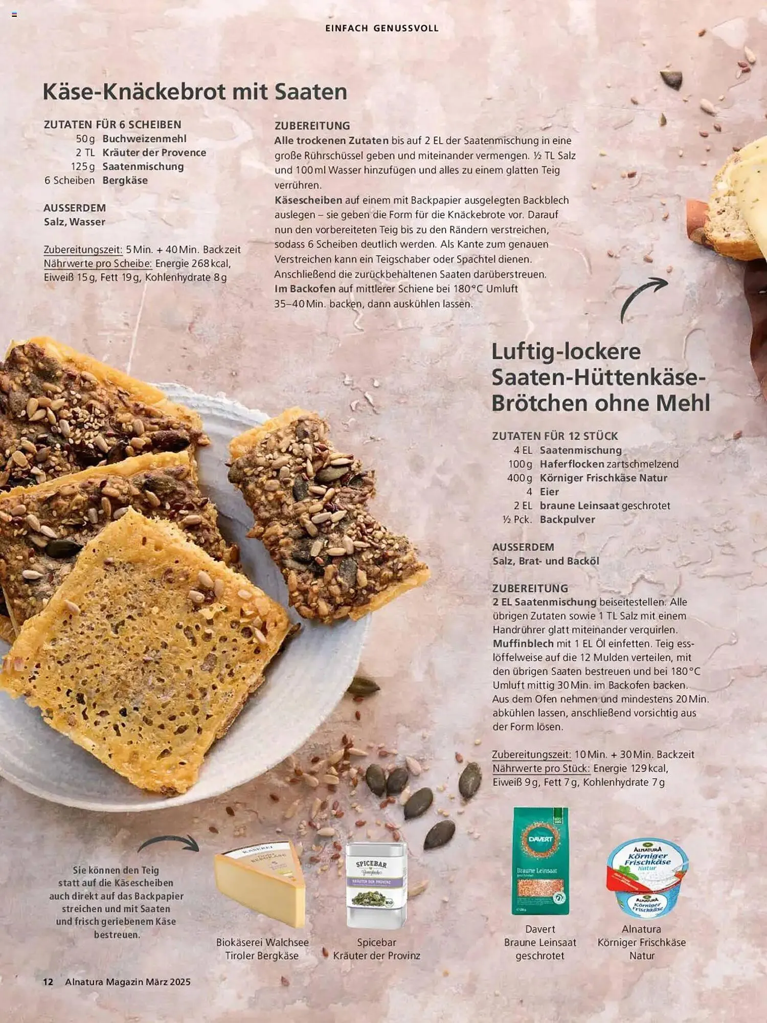 Alnatura Prospekt von 1. März bis 31. März 2025 - Prospekt seite 12