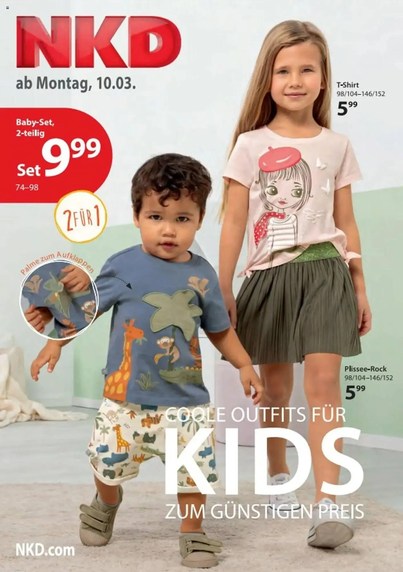 NKD Prospekt von 10. März bis 23. März 2025 - Prospekt seite 1