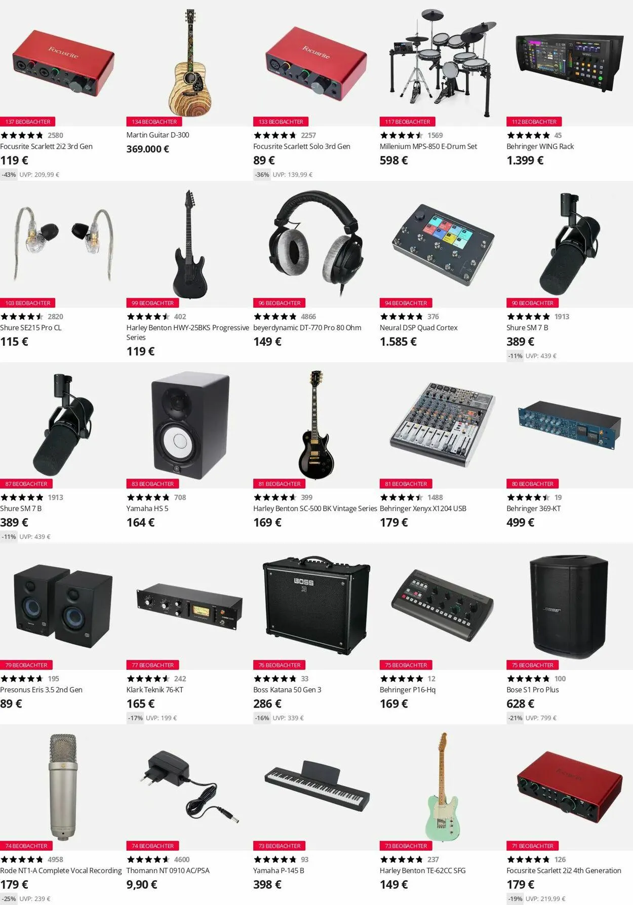 Thomann Aktueller Prospekt von 24. März bis 2. April 2025 - Prospekt seite 3