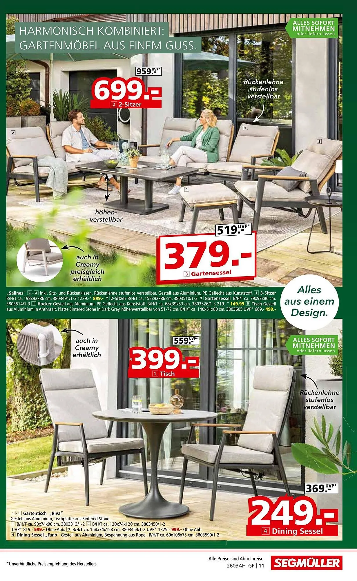 Segmüller Prospekt von 7. März bis 10. April 2026 - Prospekt seite 11