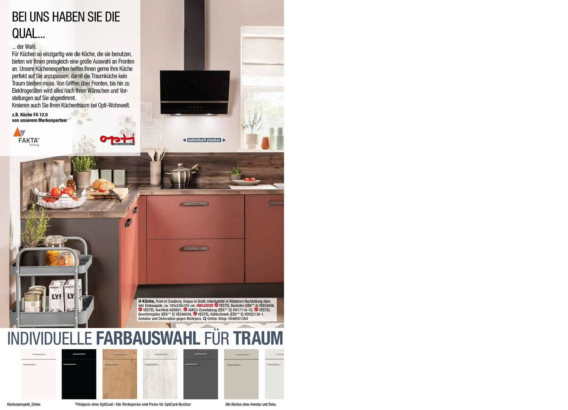 Opti Wohnwelt Prospekt von 16. September bis 30. November 2025 - Prospekt seite 38