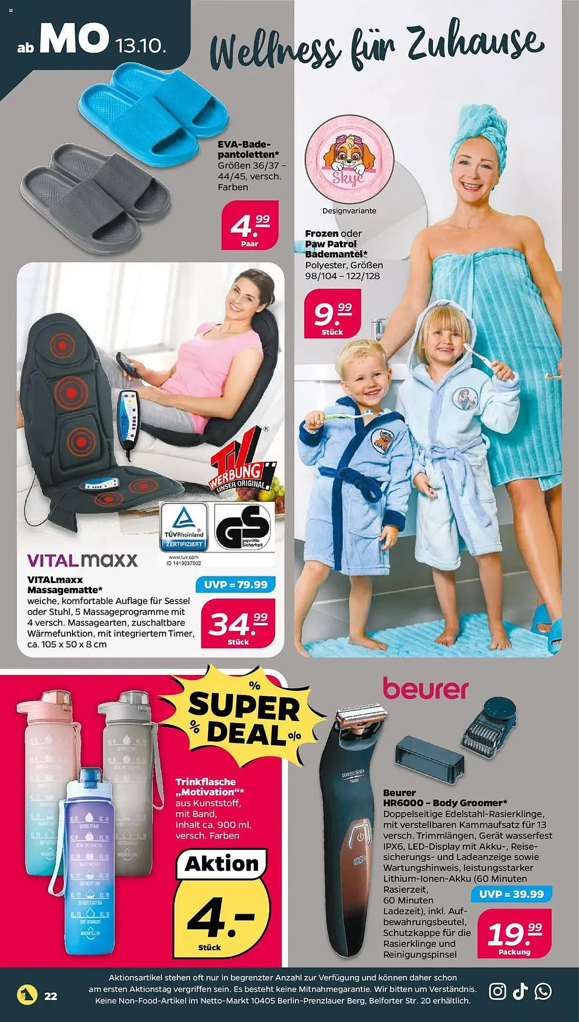 NETTO Prospekt von 13. Oktober bis 18. Oktober 2025 - Prospekt seite 22