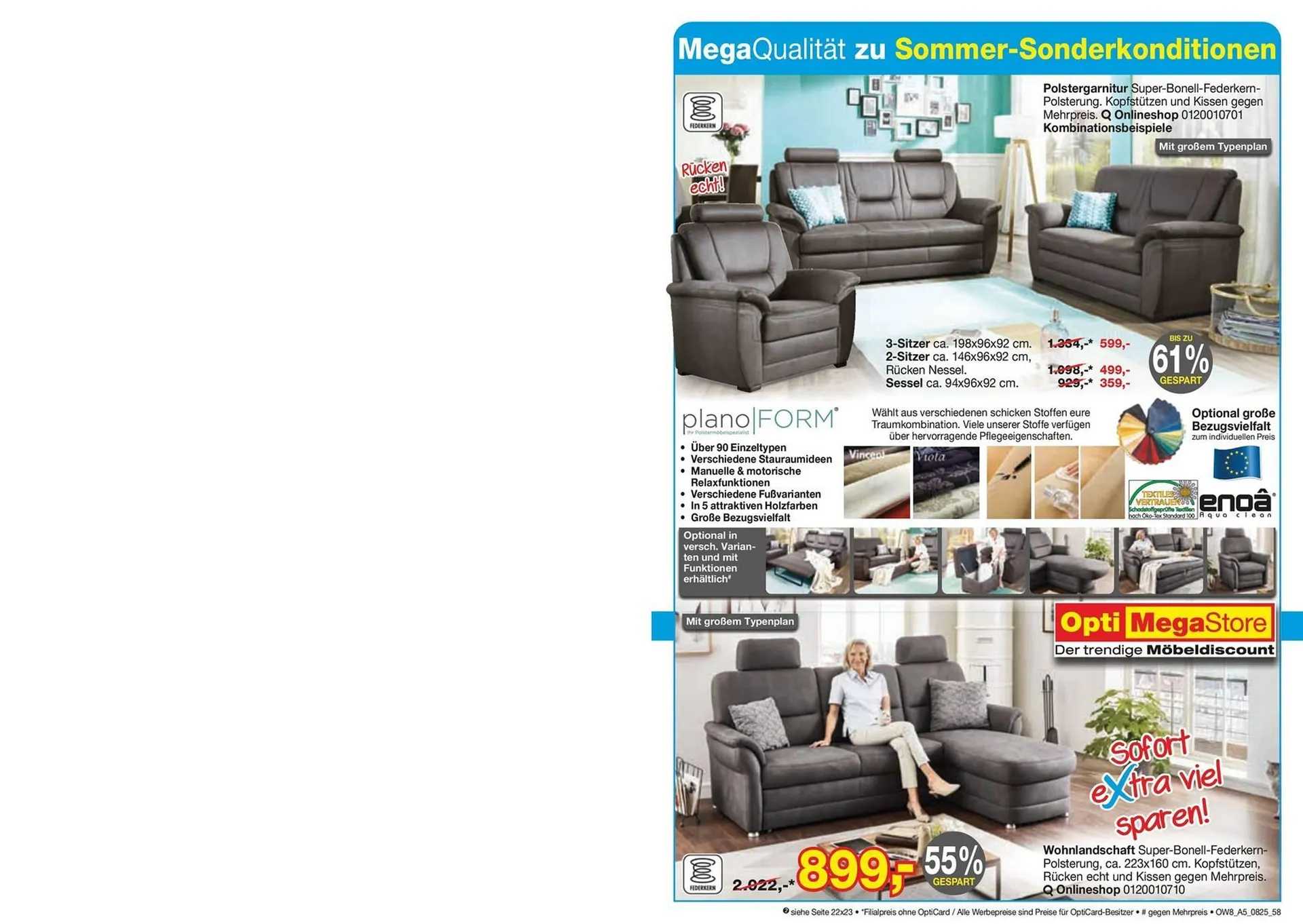 Opti Wohnwelt Prospekt von 25. Juli bis 23. August 2025 - Prospekt seite 54