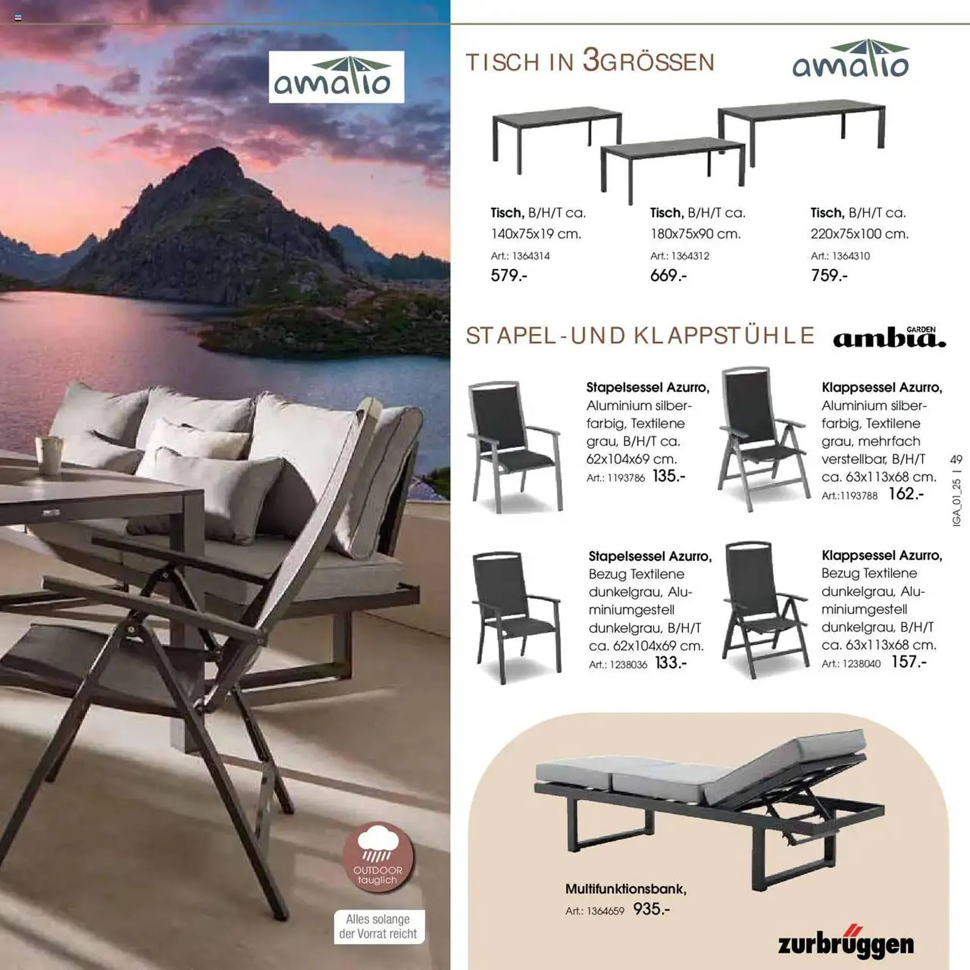 Zurbrüggen Prospekt von 18. Februar bis 31. August 2025 - Prospekt seite 49