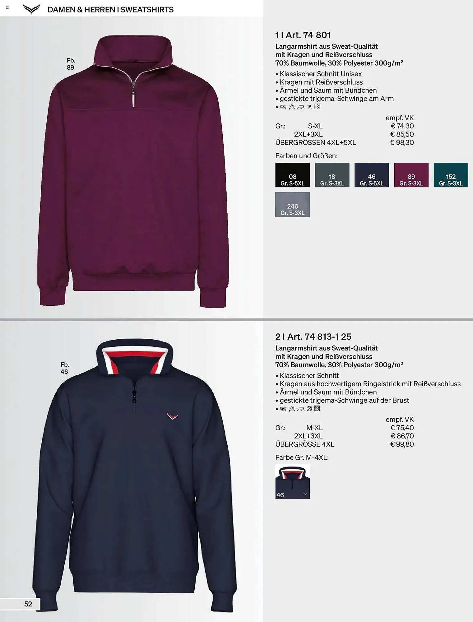 Trigema Prospekt von 1. Februar bis 31. August 2026 - Prospekt seite 52