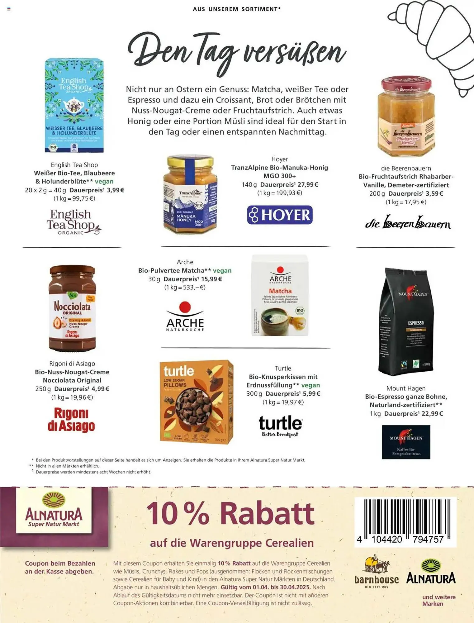 Alnatura Prospekt von 1. April bis 30. April 2025 - Prospekt seite 43