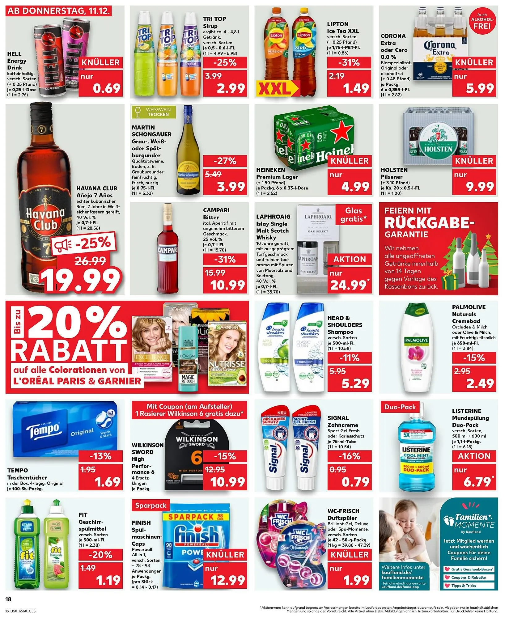 Kaufland Prospekt von 11. Dezember bis 17. Dezember 2025 - Prospekt seite 18