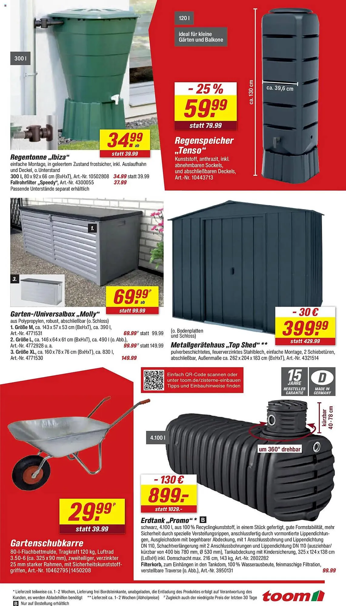 Toom Baumarkt Prospekt von 28. März bis 3. April 2026 - Prospekt seite 15