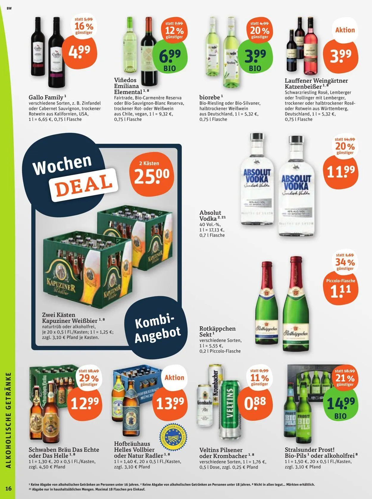 Tegut Aktueller Prospekt von 3. November bis 9. November 2025 - Prospekt seite 18