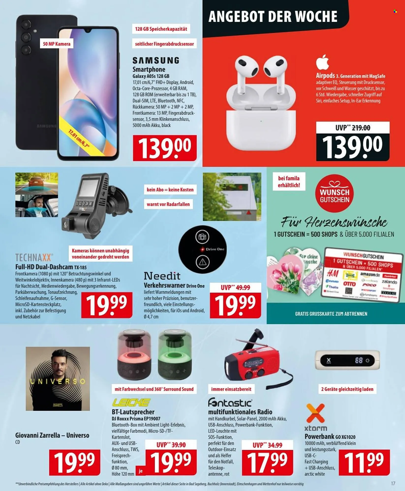 Famila Nord Ost Prospekt von 5. Mai bis 10. Mai 2025 - Prospekt seite 17