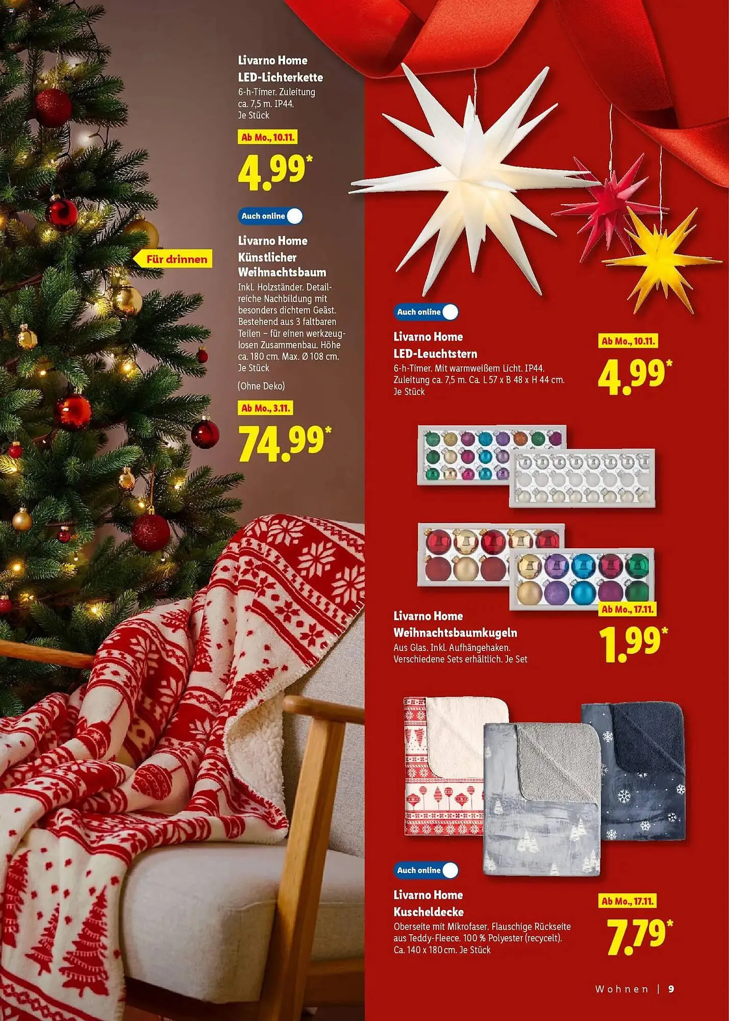 Lidl Prospekt von 31. Oktober bis 27. Dezember 2025 - Prospekt seite 9