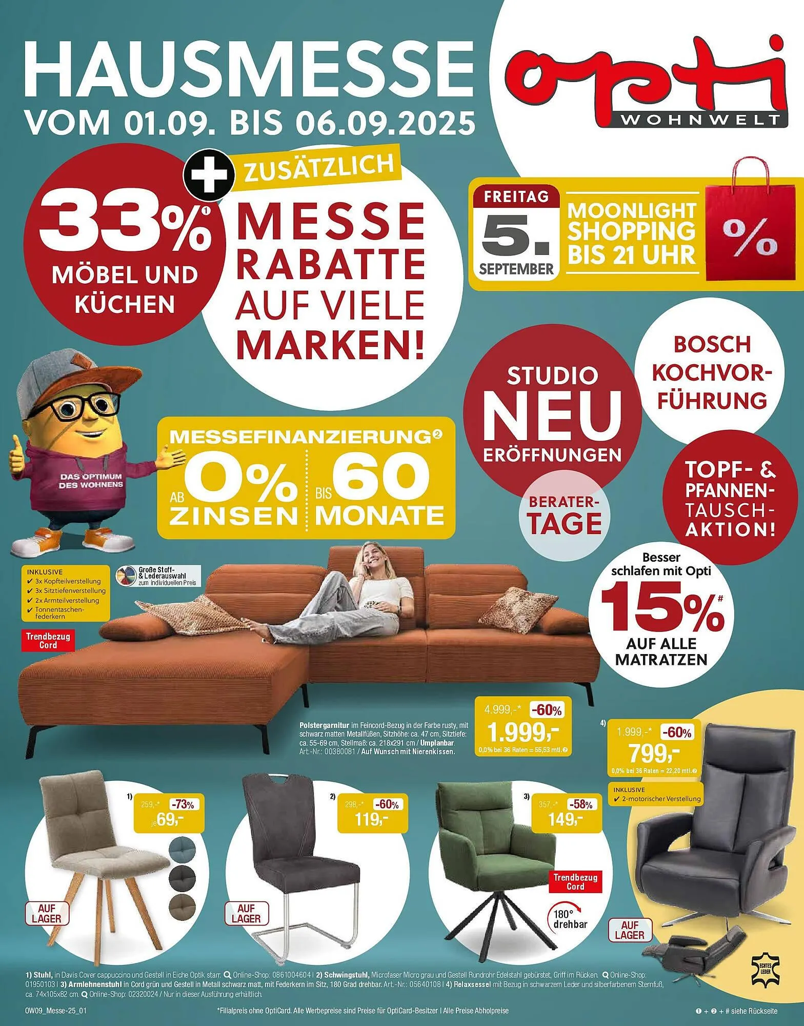 Opti Wohnwelt Prospekt - 1