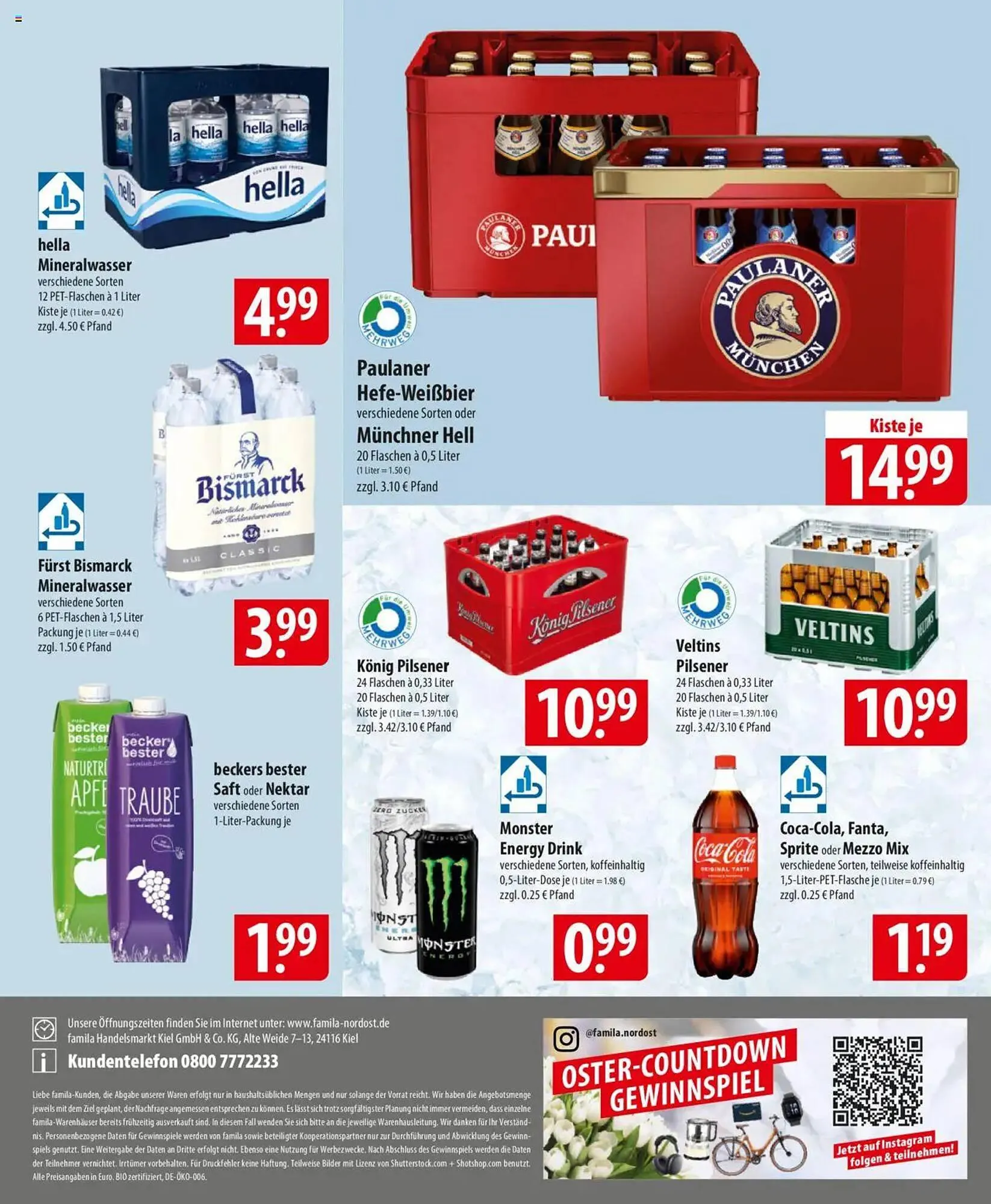 Famila Nord Ost Prospekt von 7. April bis 12. April 2025 - Prospekt seite 28