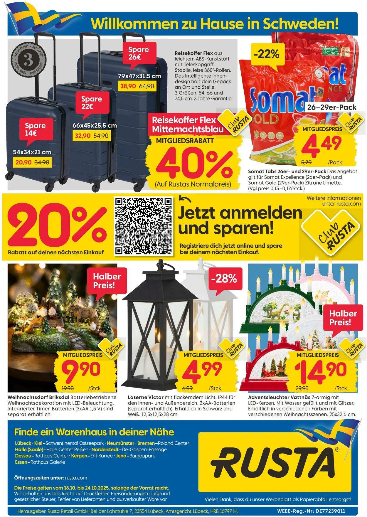 Rusta von 20. Oktober bis 3. November 2025 - Prospekt seite 18