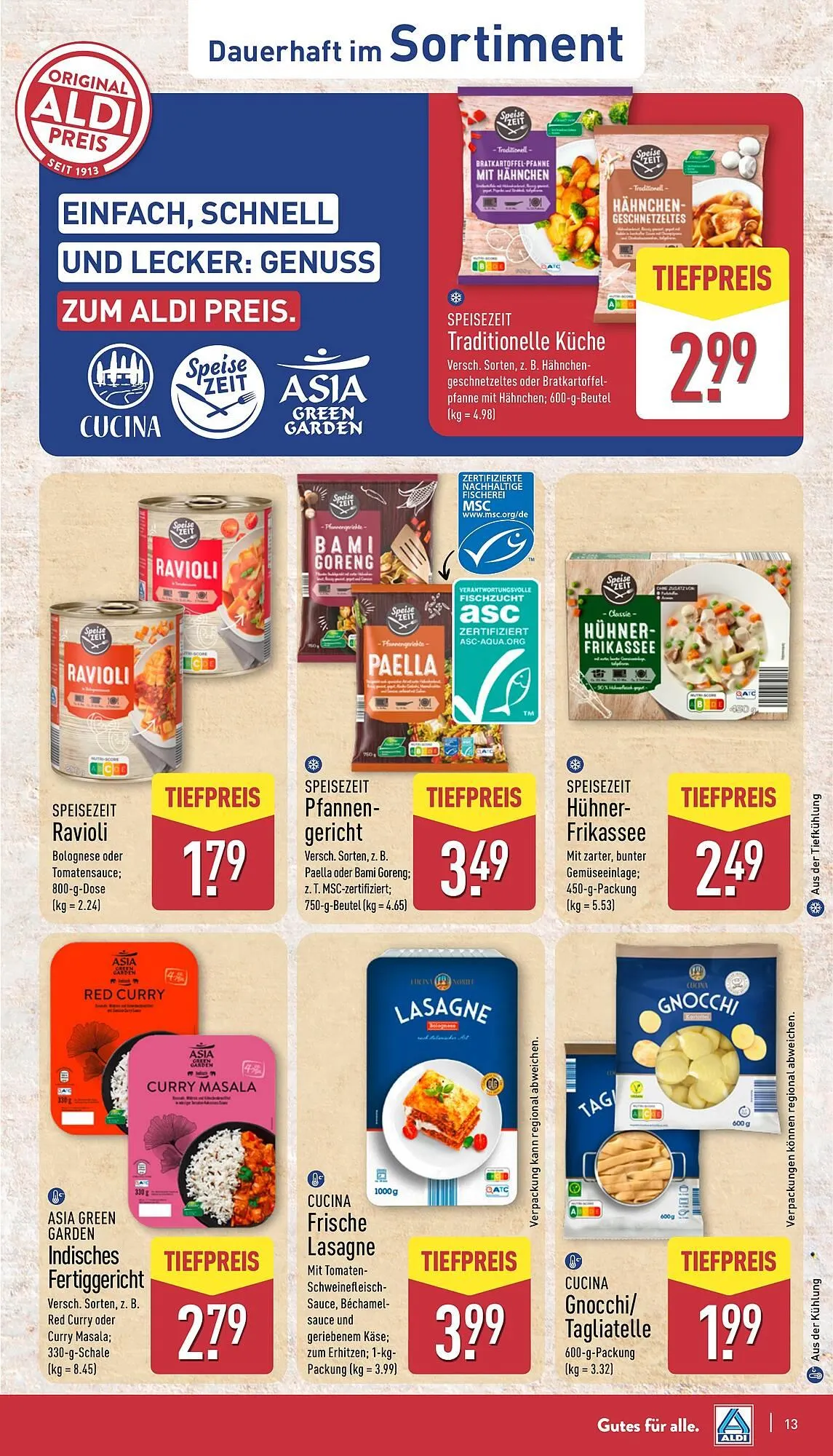 Aldi Nord Prospekt von 5. Januar bis 10. Januar 2026 - Prospekt seite 13