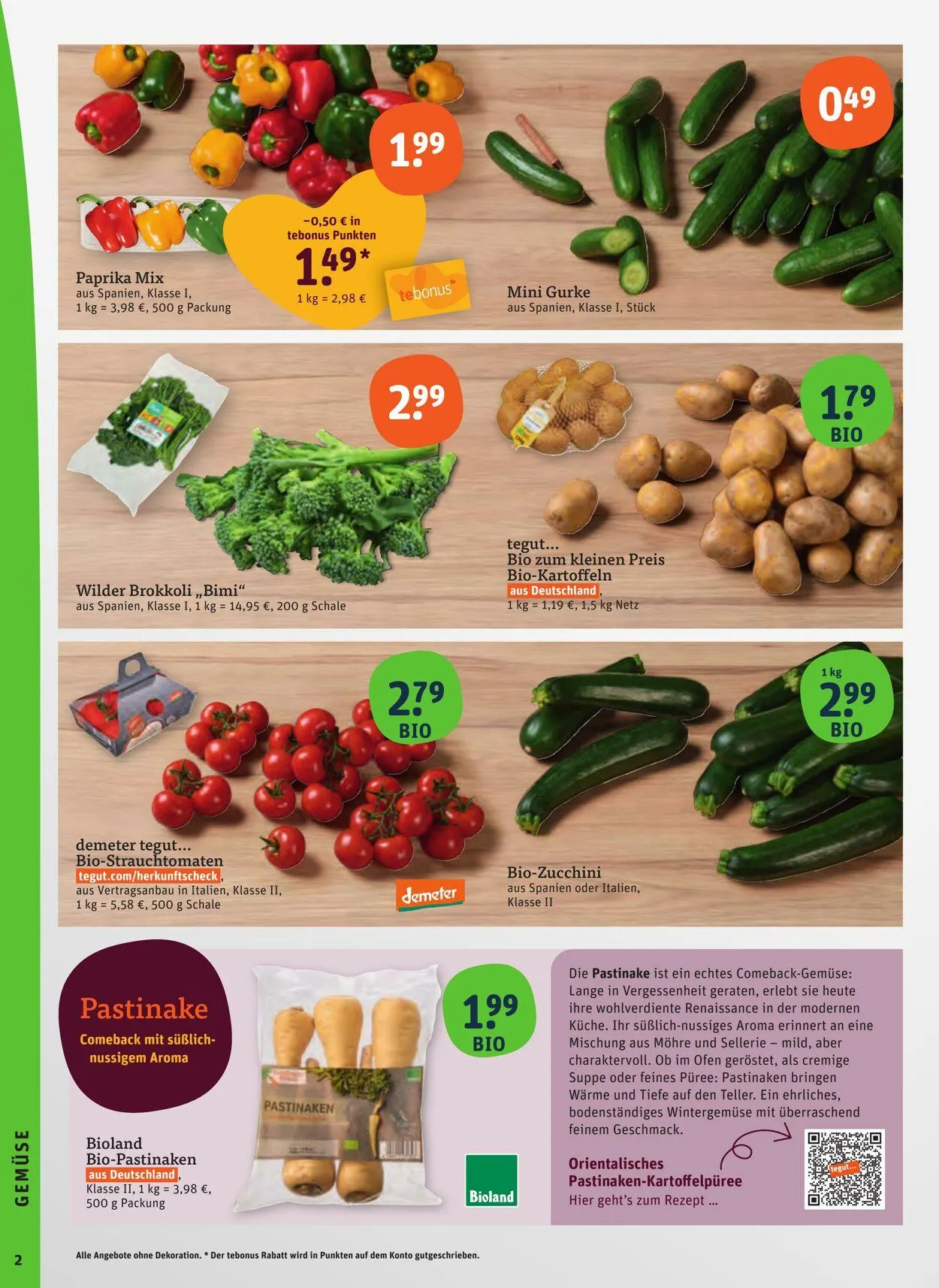 Tegut Aktueller Prospekt von 17. November bis 23. November 2025 - Prospekt seite 4