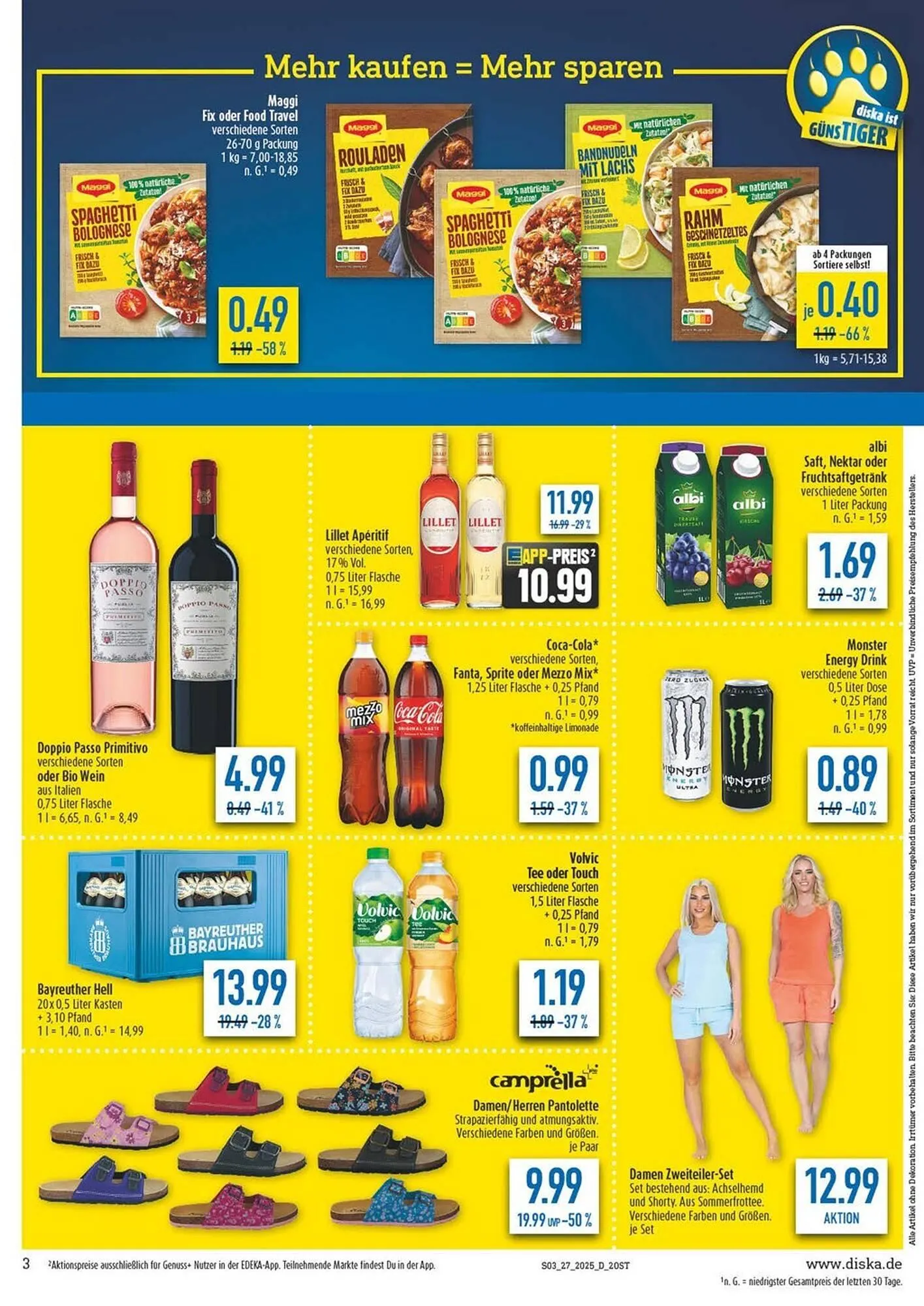 diska Prospekt von 30. Juni bis 5. Juli 2025 - Prospekt seite 3