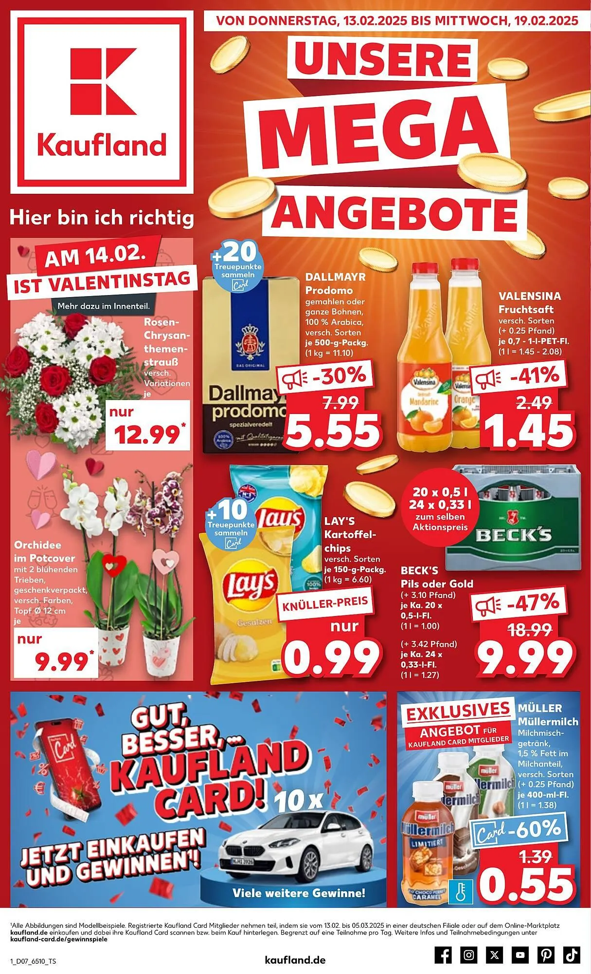 Kaufland Prospekt von 13. Februar bis 19. Februar 2025 - Prospekt seite 1