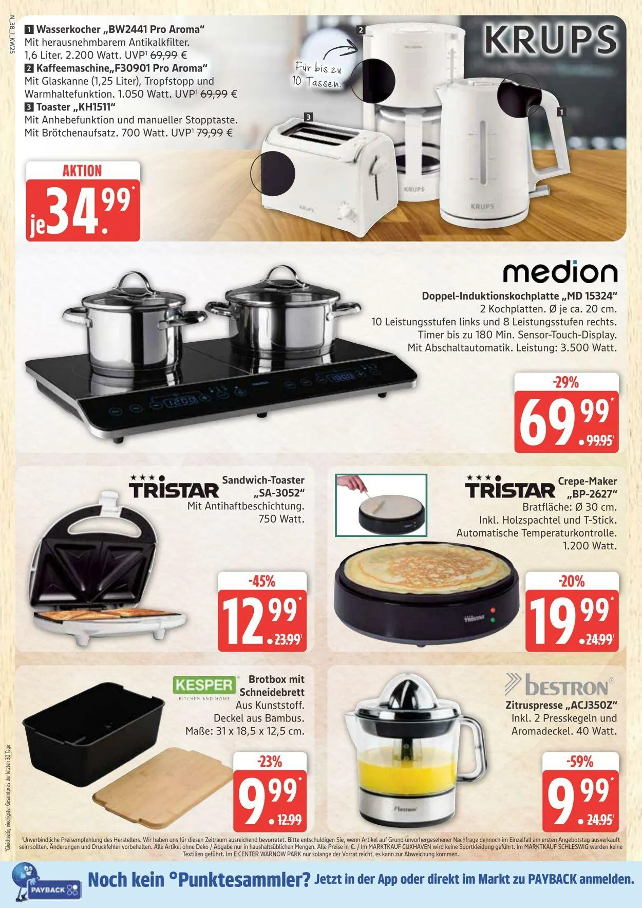 Marktkauf Aktueller Prospekt von 23. Juni bis 28. Juni 2025 - Prospekt seite 38