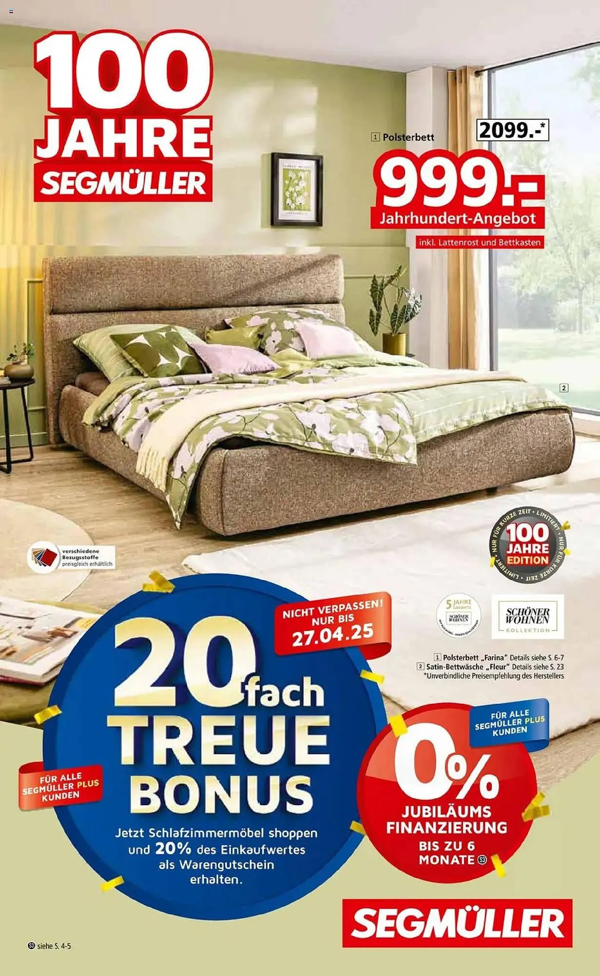 Segmüller Prospekt von 19. April bis 26. April 2025 - Prospekt seite 1