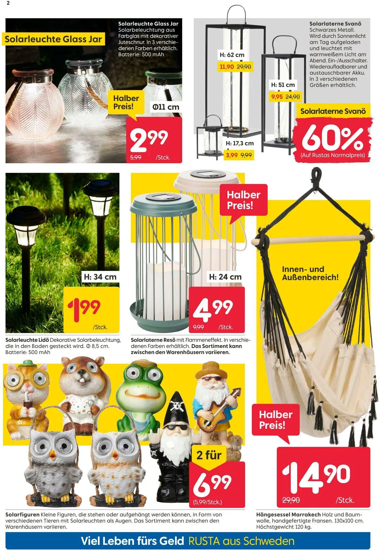 Rusta von 5. Mai bis 19. Mai 2025 - Prospekt seite 2