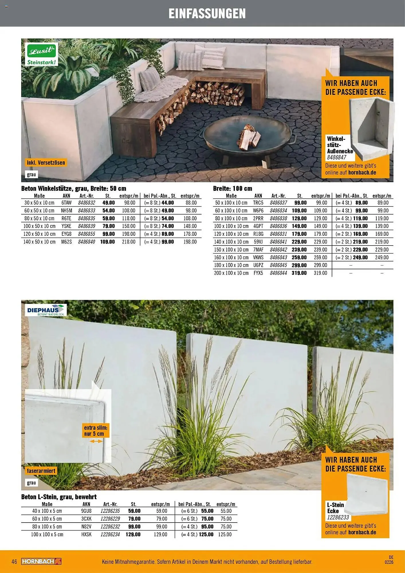 Hornbach Prospekt von 12. Februar bis 31. Dezember 2026 - Prospekt seite 46