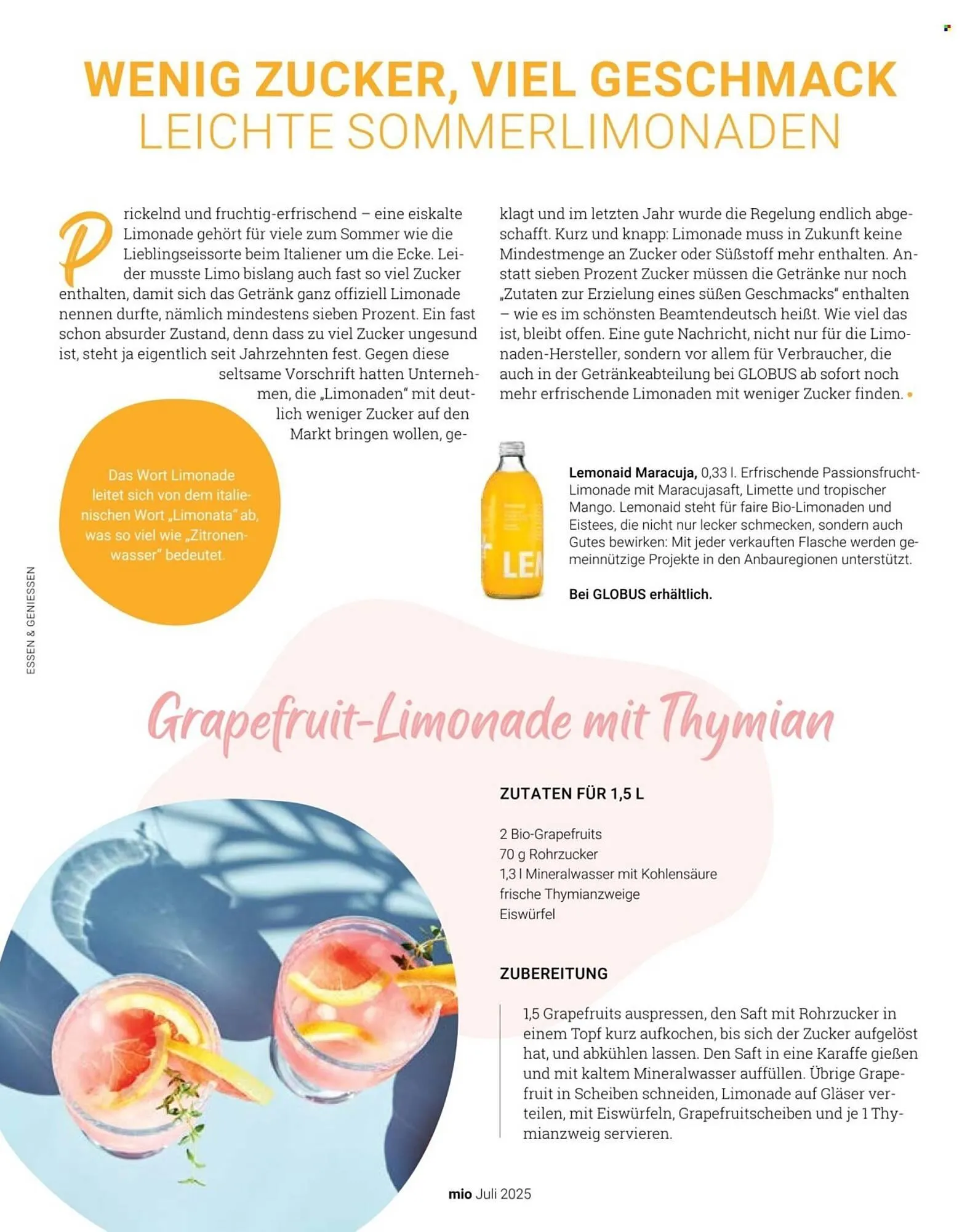 Globus Prospekt von 1. Juli bis 31. Juli 2025 - Prospekt seite 22