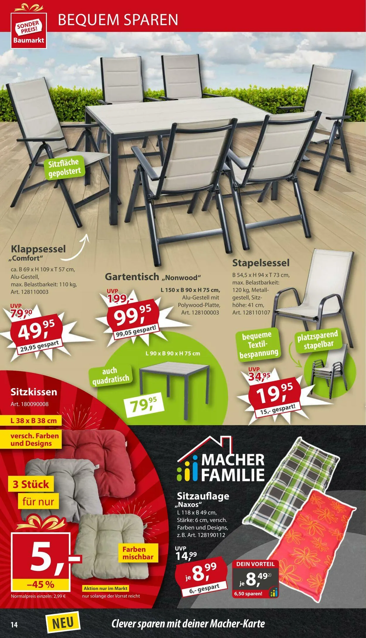 Sonderpreis Baumarkt Aktueller Prospekt von 9. April bis 23. April 2025 - Prospekt seite 13