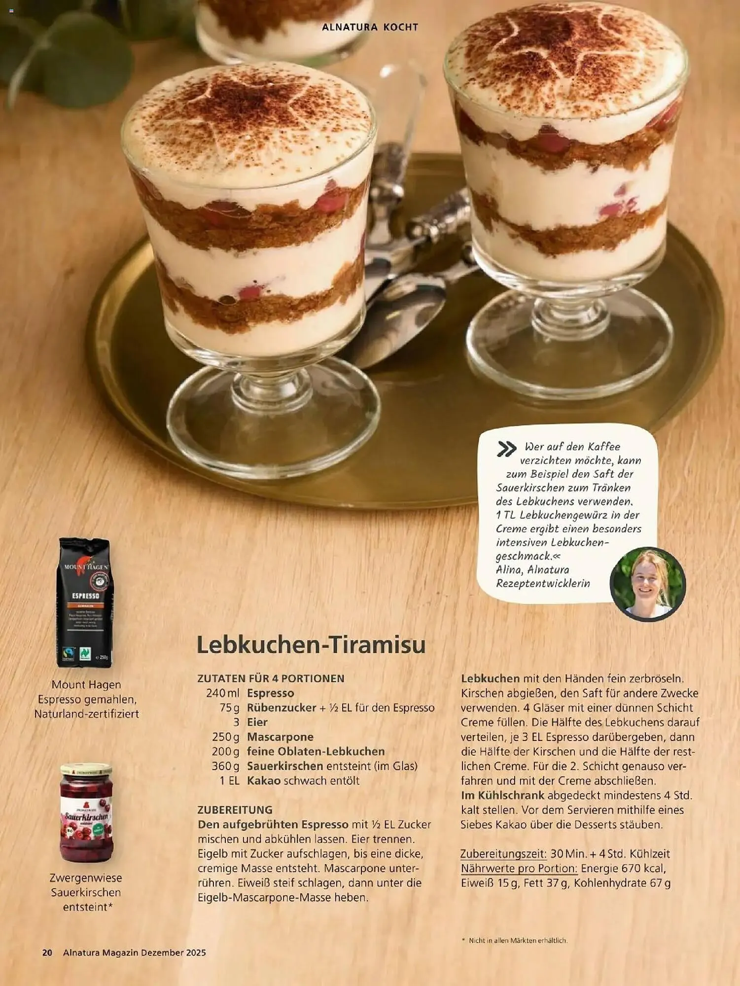 Alnatura Prospekt von 1. Dezember bis 31. Dezember 2025 - Prospekt seite 20