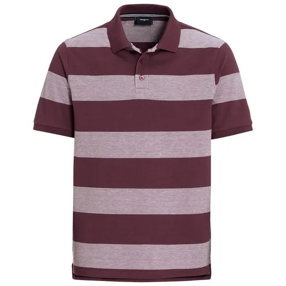 Herren Poloshirt mit breiten Streifen