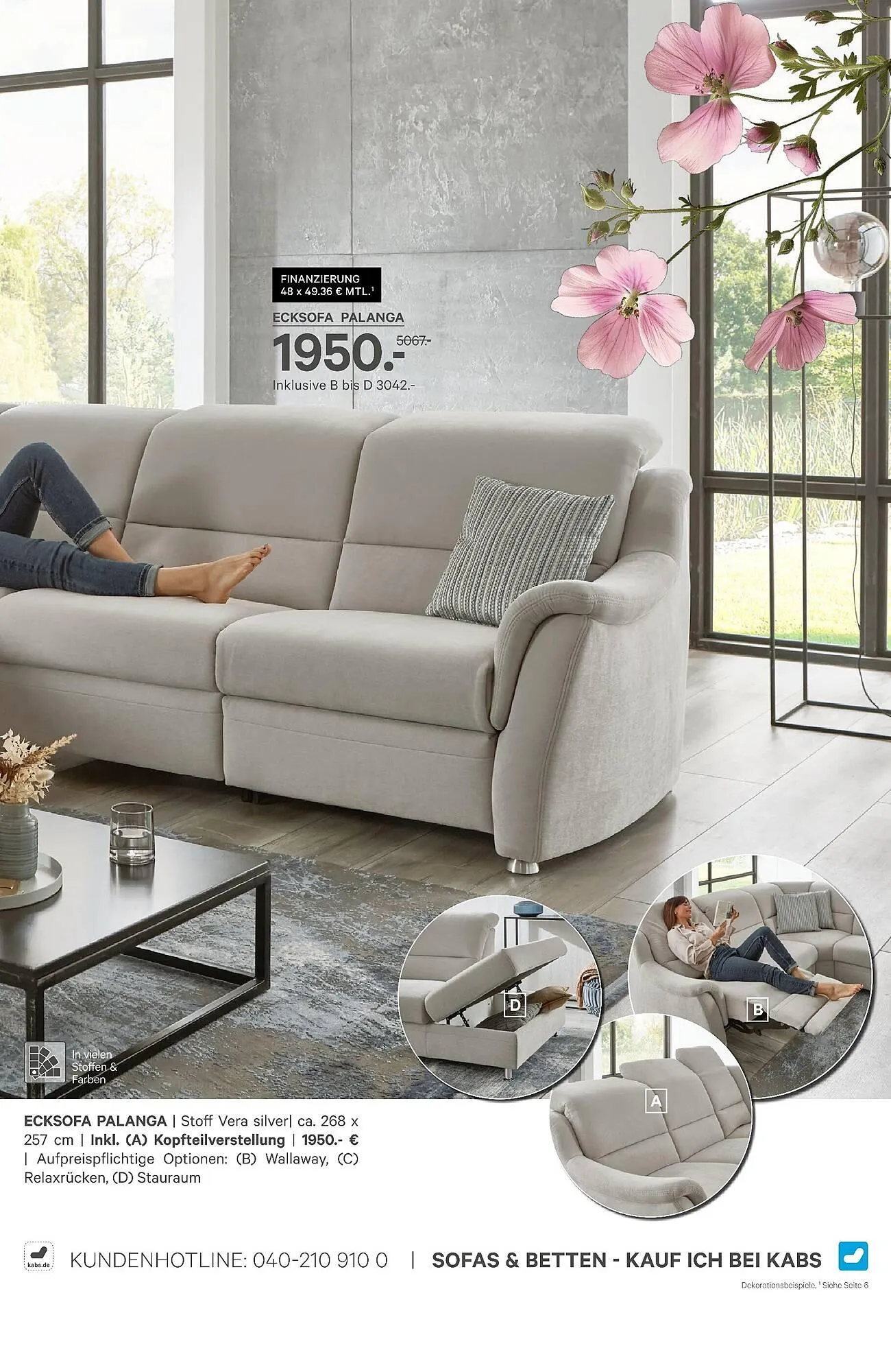 Kabs Polsterwelt Prospekt von 26. März bis 29. April 2026 - Prospekt seite 39