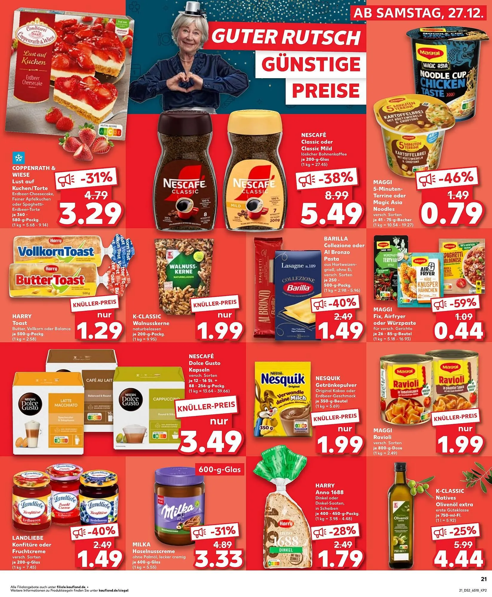 Kaufland Prospekt von 29. Dezember bis 31. Dezember 2025 - Prospekt seite 21