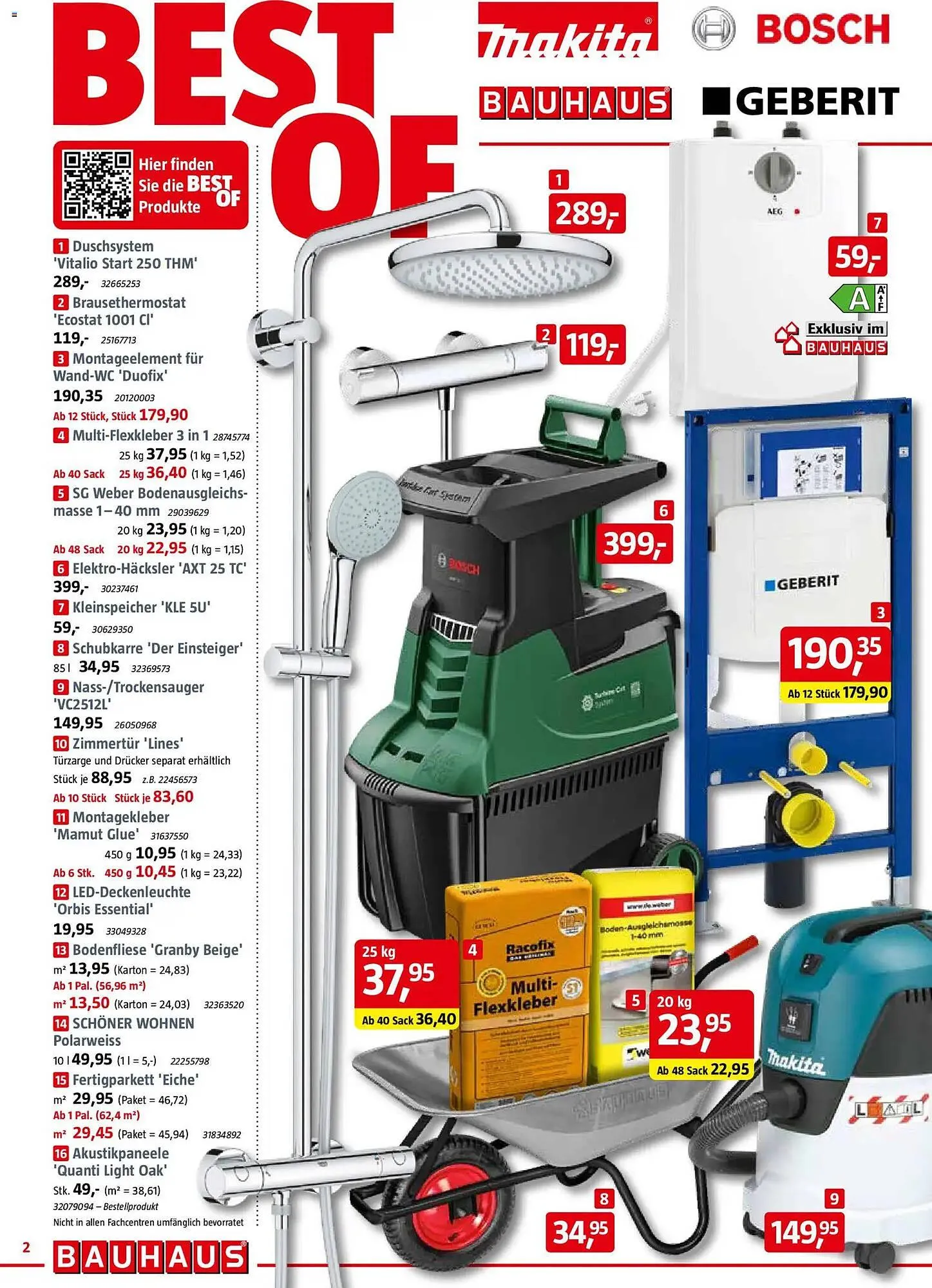 Bauhaus Prospekt von 31. Januar bis 28. Februar 2026 - Prospekt seite 2