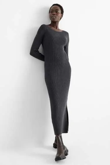 Bodycon dress - ribbed