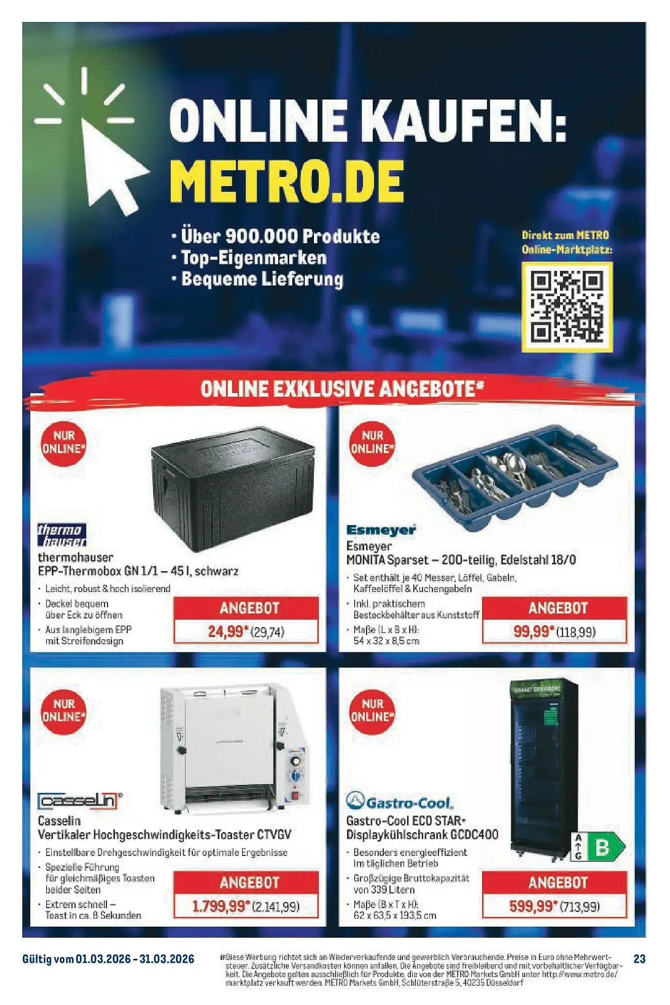 METRO Prospekt von 1. März bis 7. März 2026 - Prospekt seite 23
