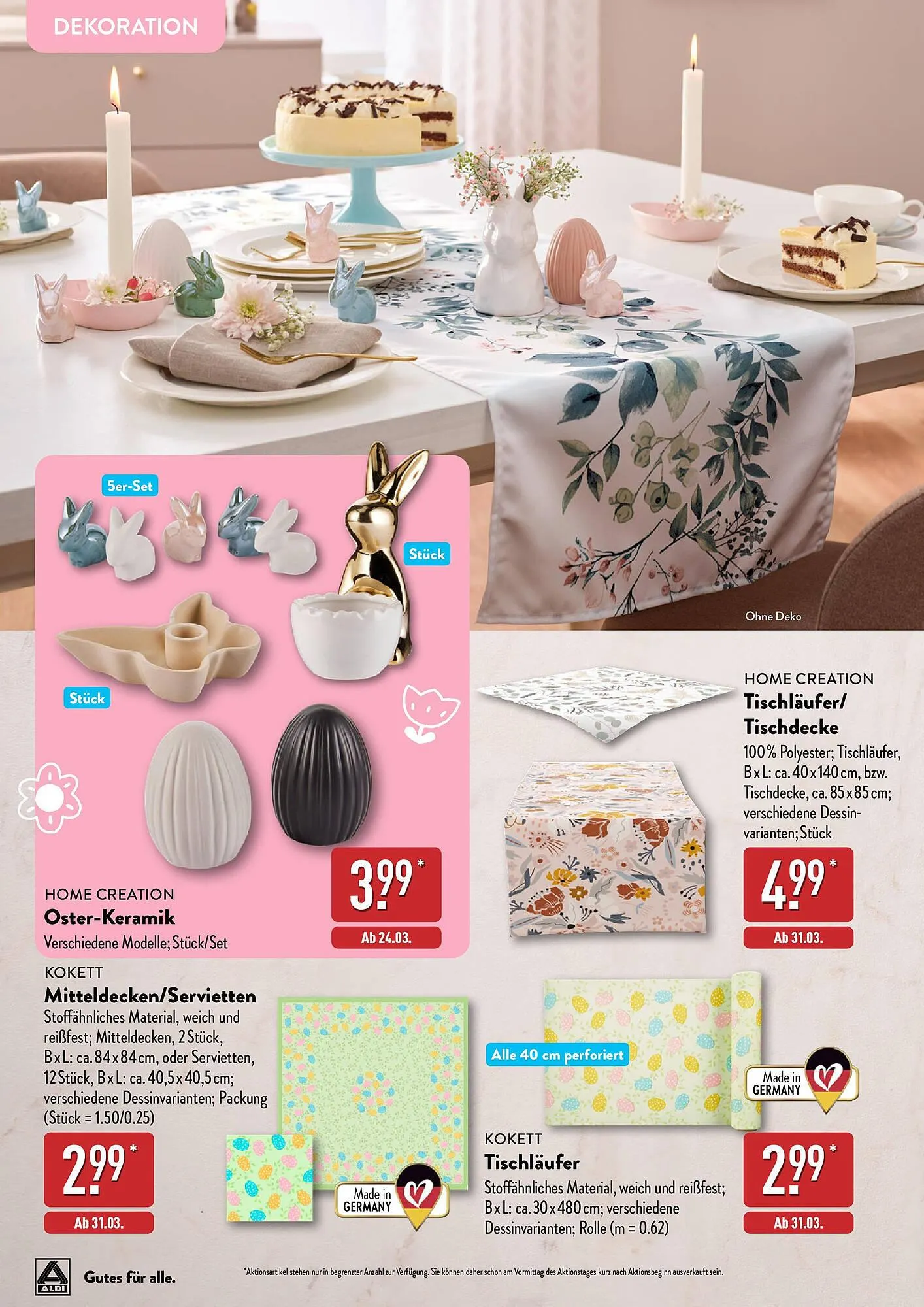 Aldi Nord Prospekt von 16. März bis 17. April 2025 - Prospekt seite 36