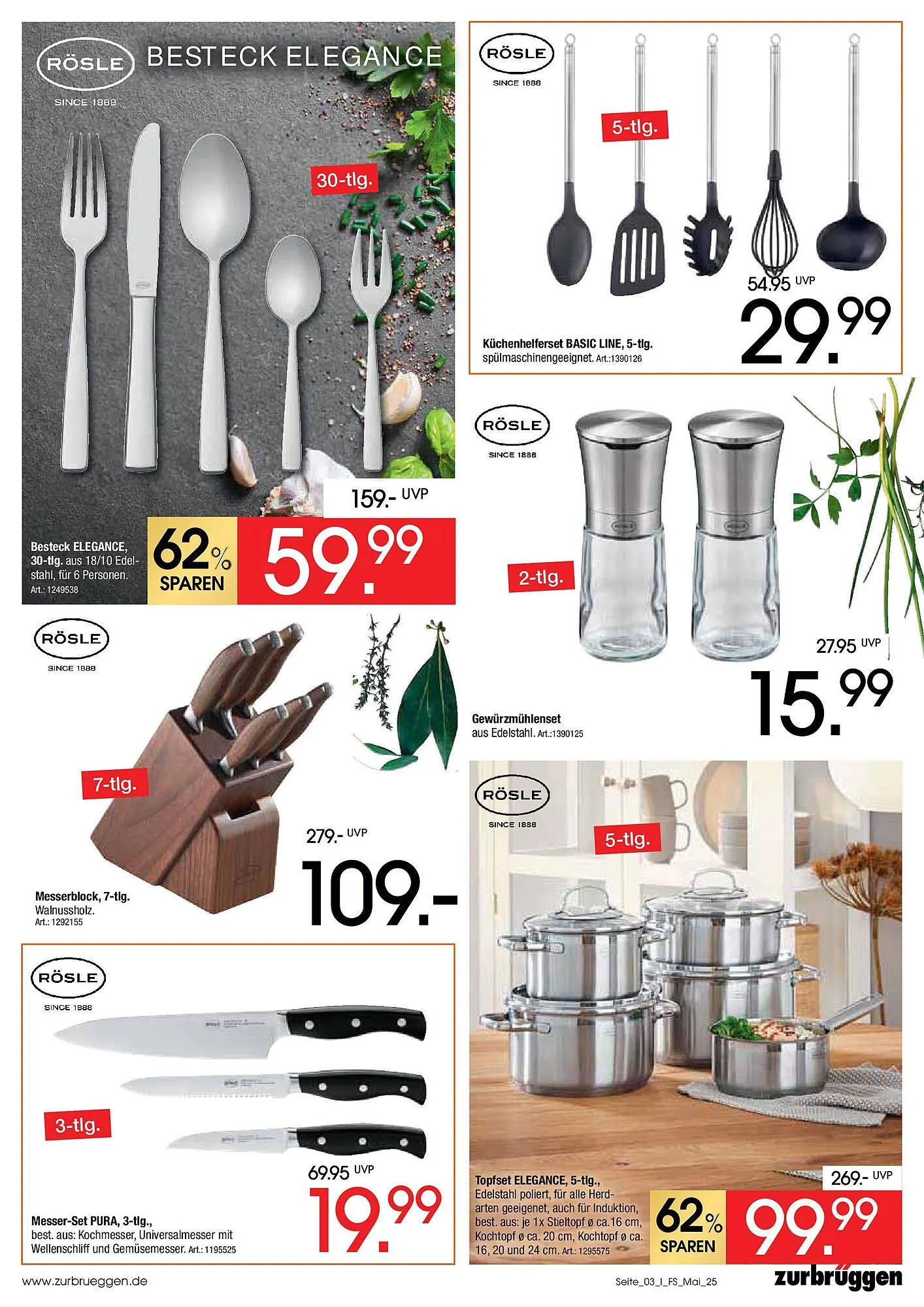 Zurbrüggen Prospekt von 1. Mai bis 31. Mai 2025 - Prospekt seite 3