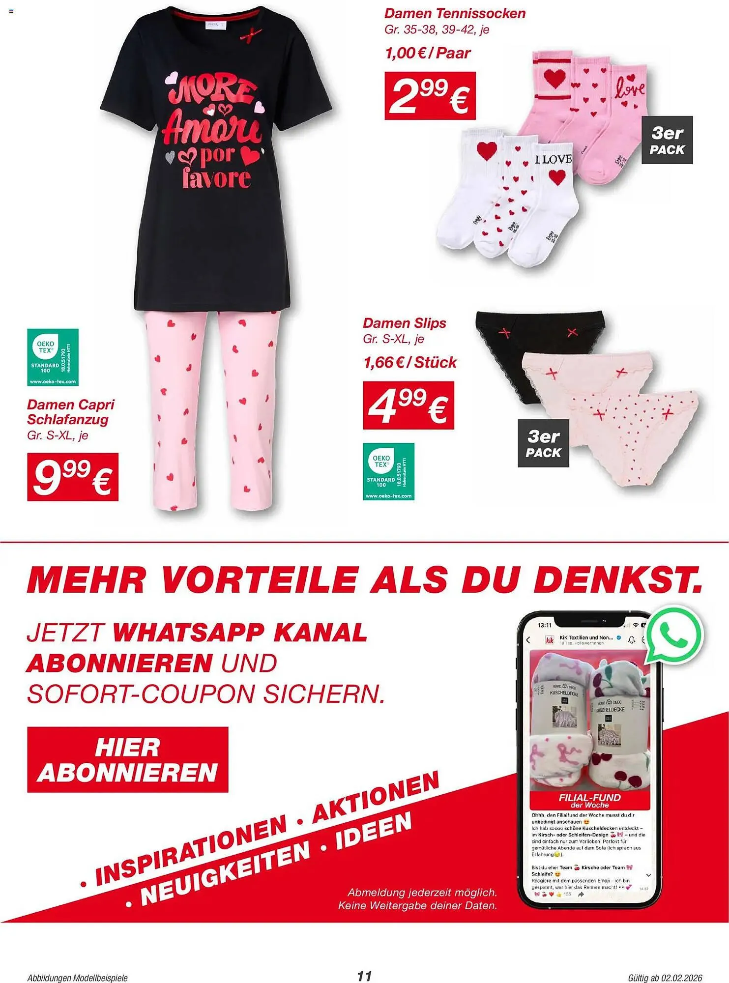 KiK Prospekt von 2. Februar bis 28. Februar 2026 - Prospekt seite 11