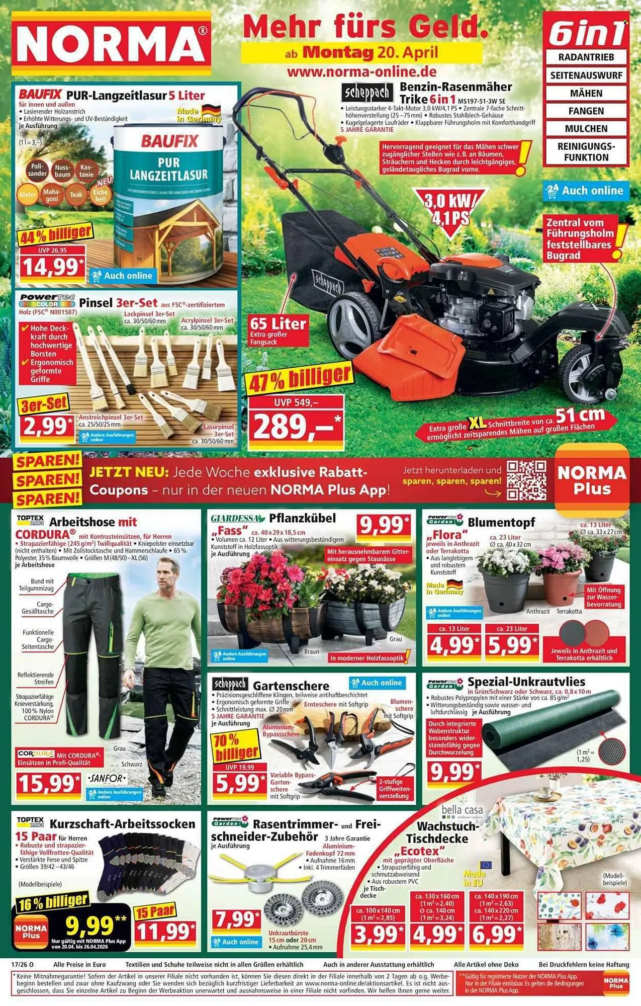 Norma Prospekt von 20. April bis 26. April 2026 - Prospekt seite 1