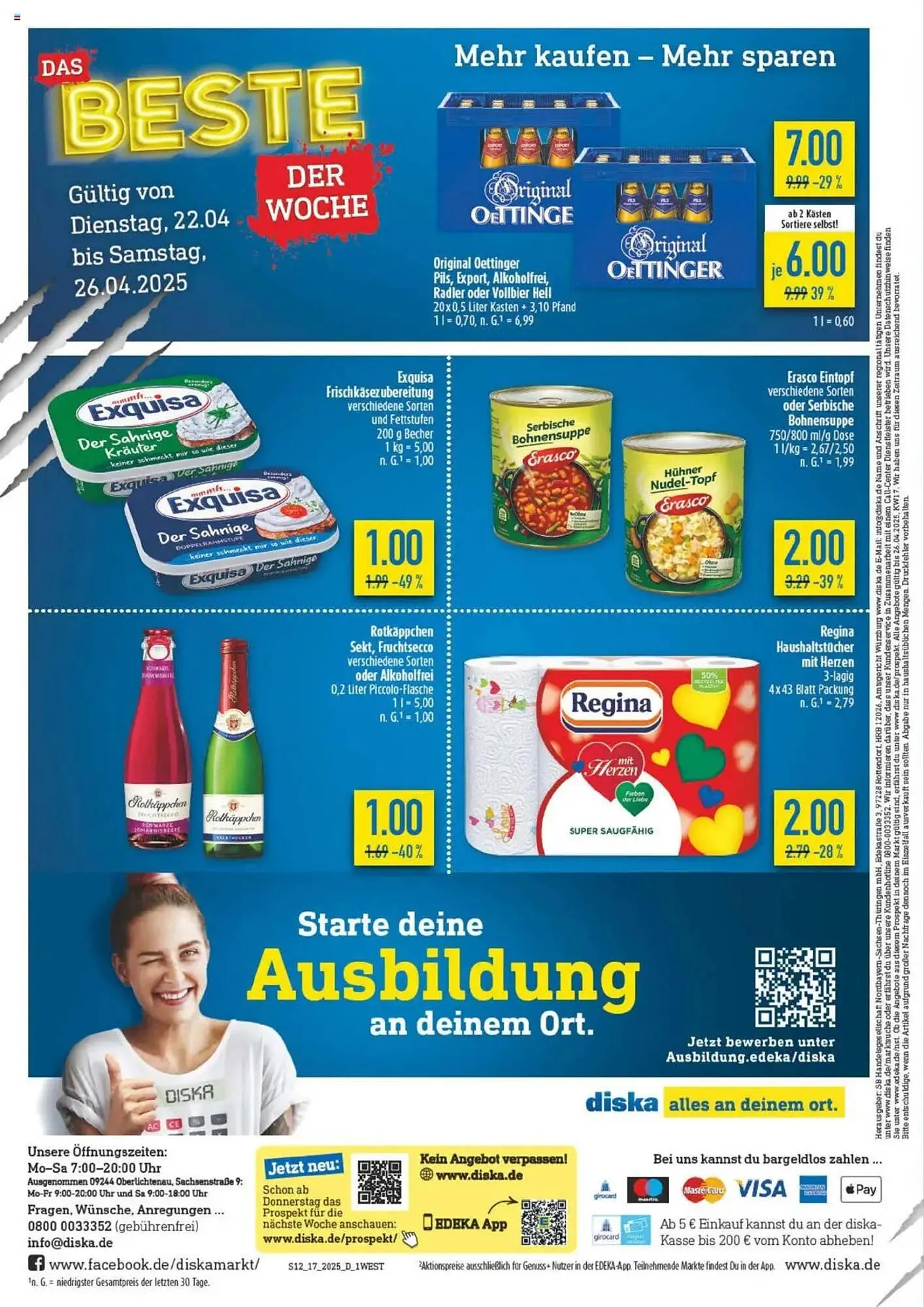 diska Prospekt von 22. April bis 26. April 2025 - Prospekt seite 12